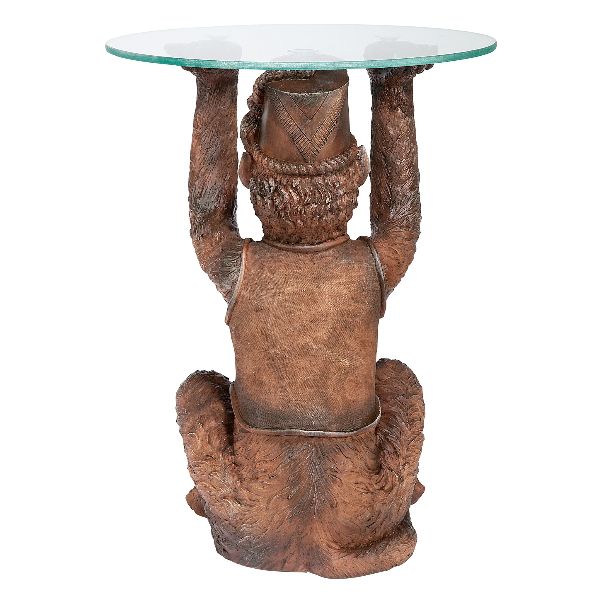 Toscano - Moroccan Monkey Business Sculptural Side Table in Designer Resin