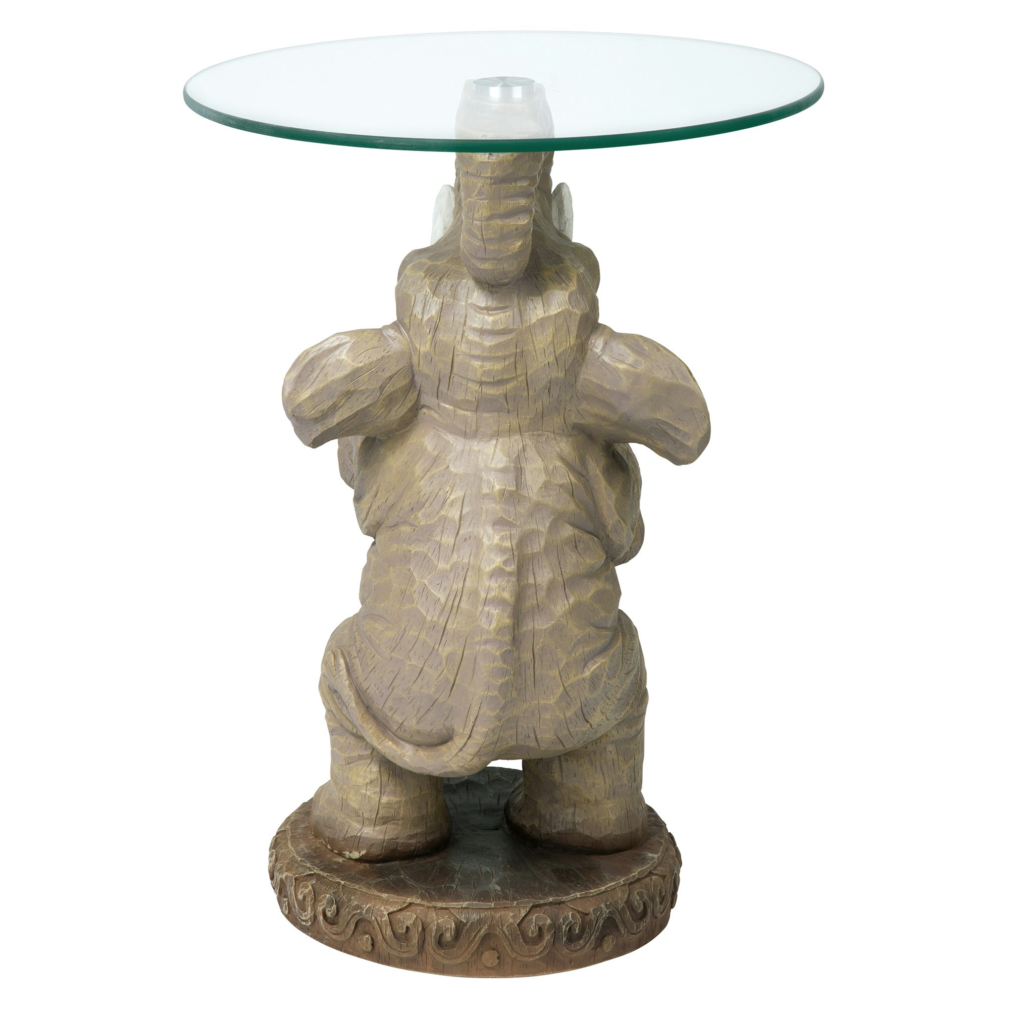 Toscano - Good Fortune Elephant Sculpture Table in Designer Resin