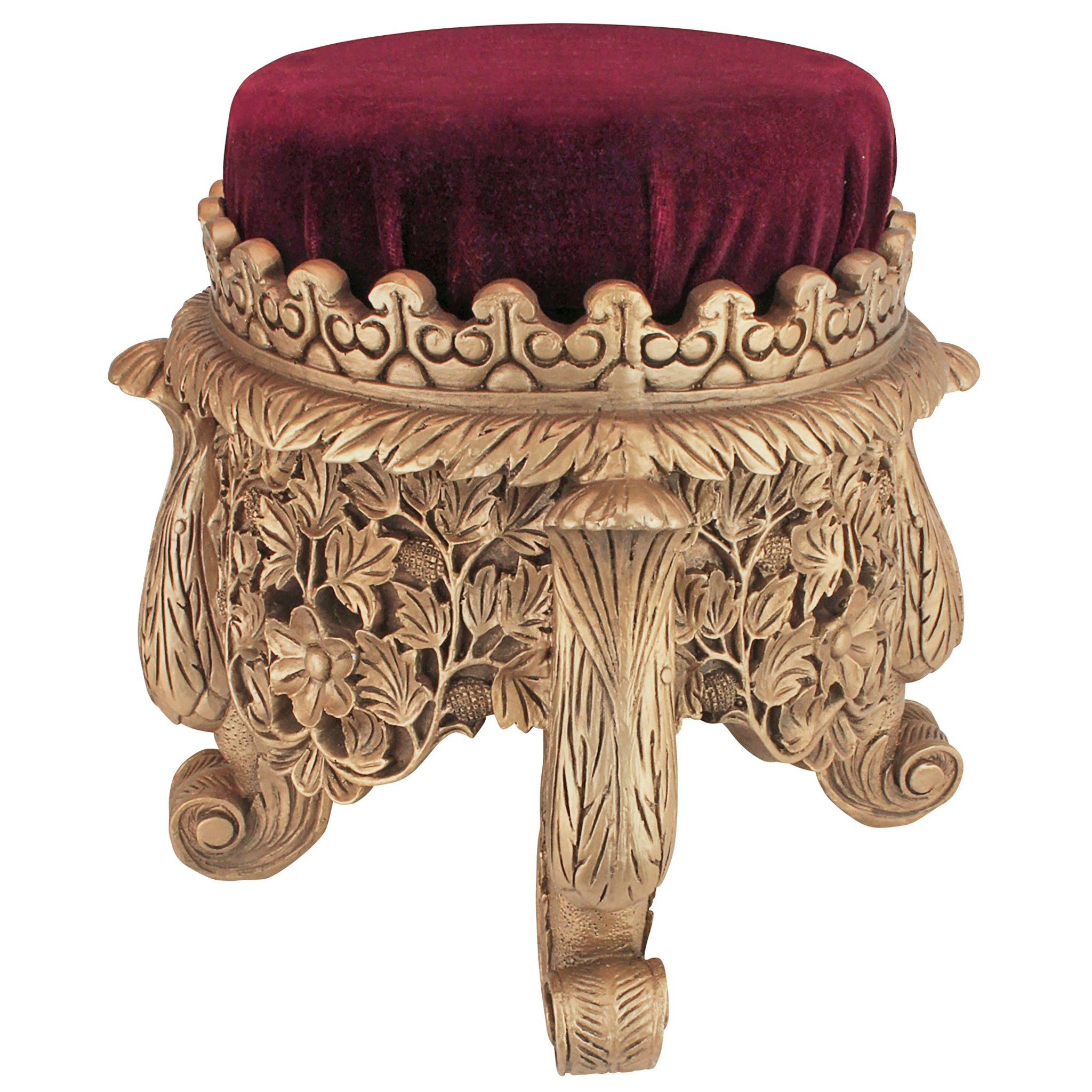 Toscano - Sultan Suleiman the Magnificent Royal Footstool in Red/Gold