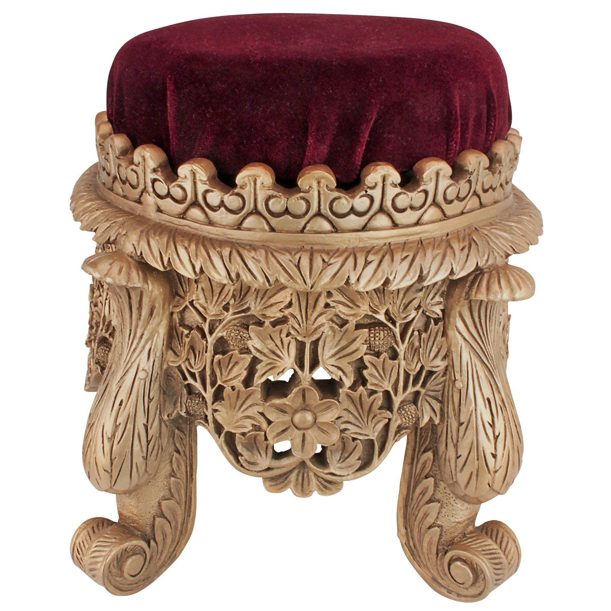 Toscano - Sultan Suleiman the Magnificent Royal Footstool in Red/Gold