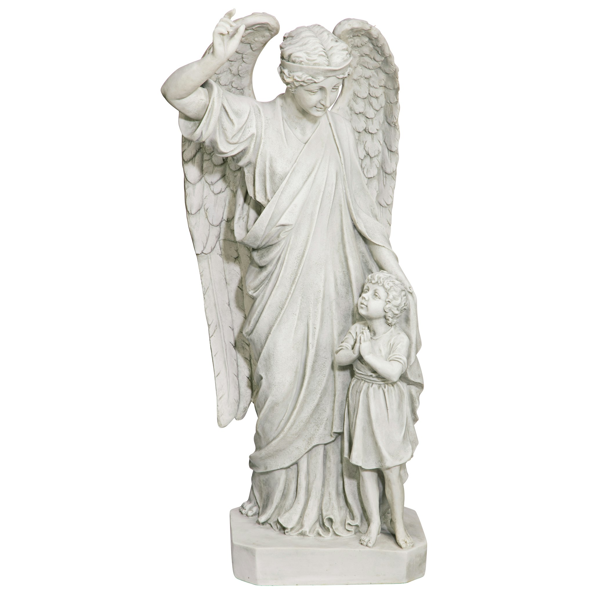 Toscano - Guardian Angel Child Prayer Garden Statue