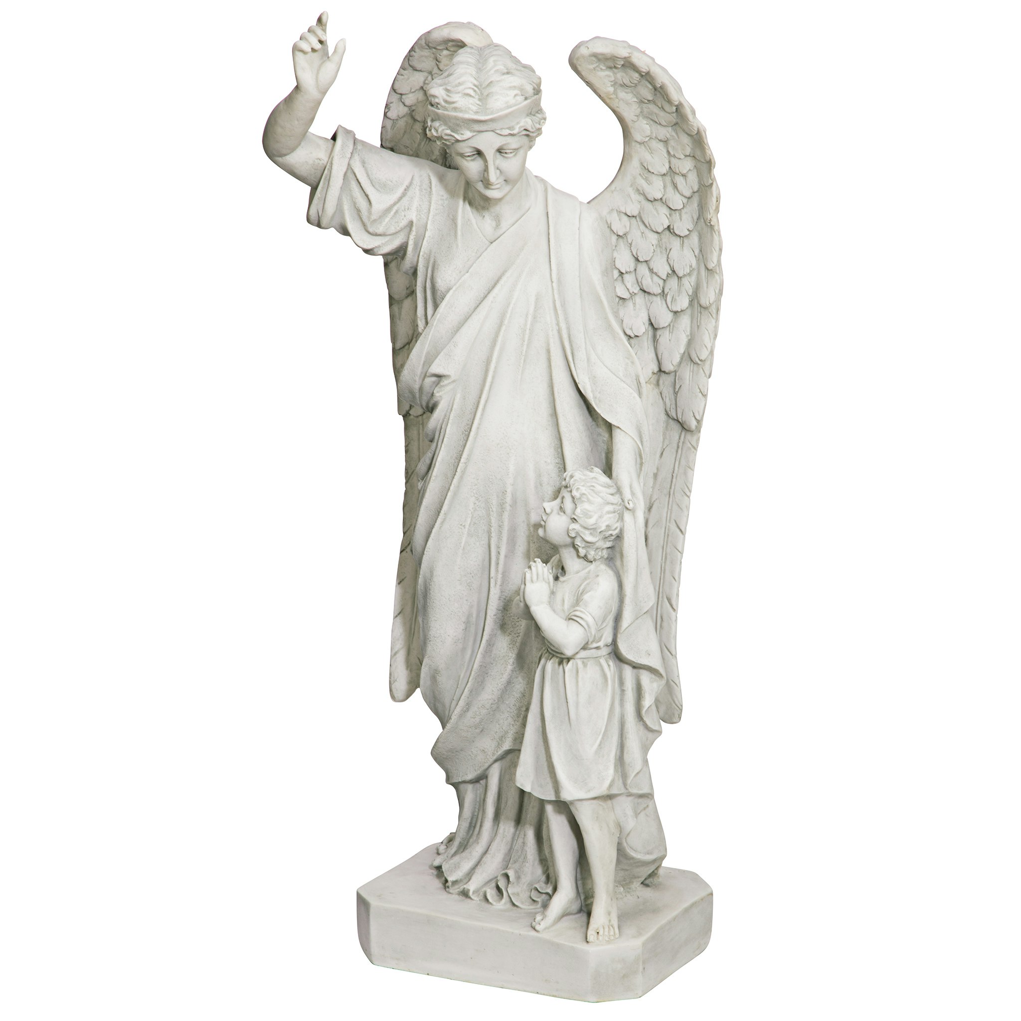 Toscano - Guardian Angel Child Prayer Garden Statue