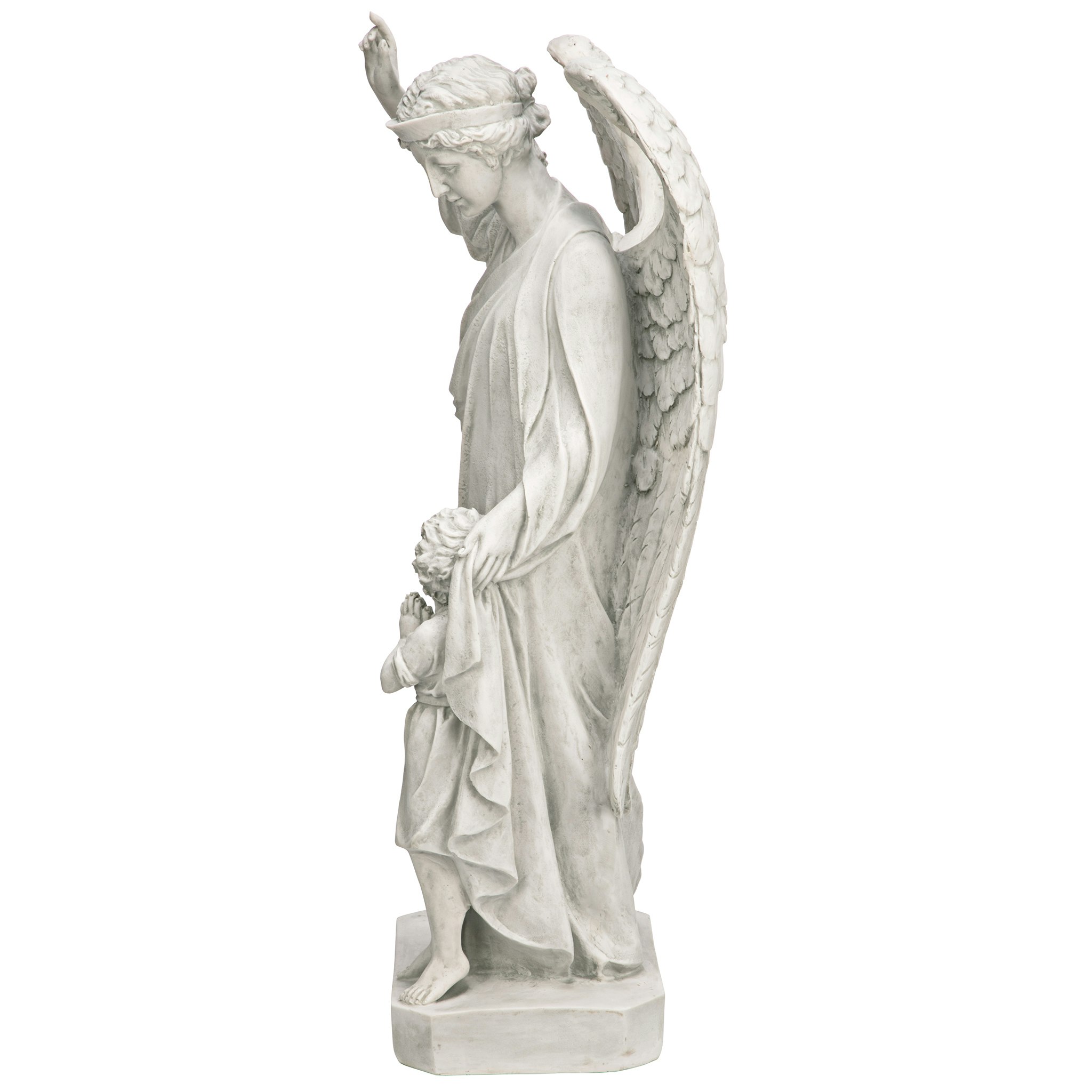 Toscano - Guardian Angel Child Prayer Garden Statue