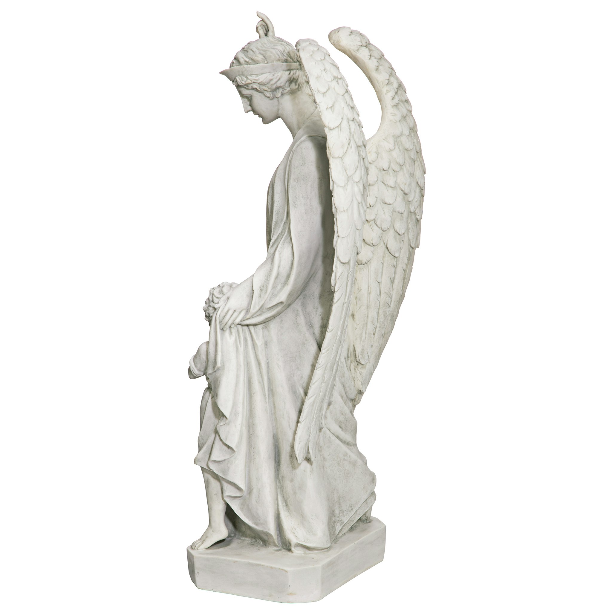 Toscano - Guardian Angel Child Prayer Garden Statue