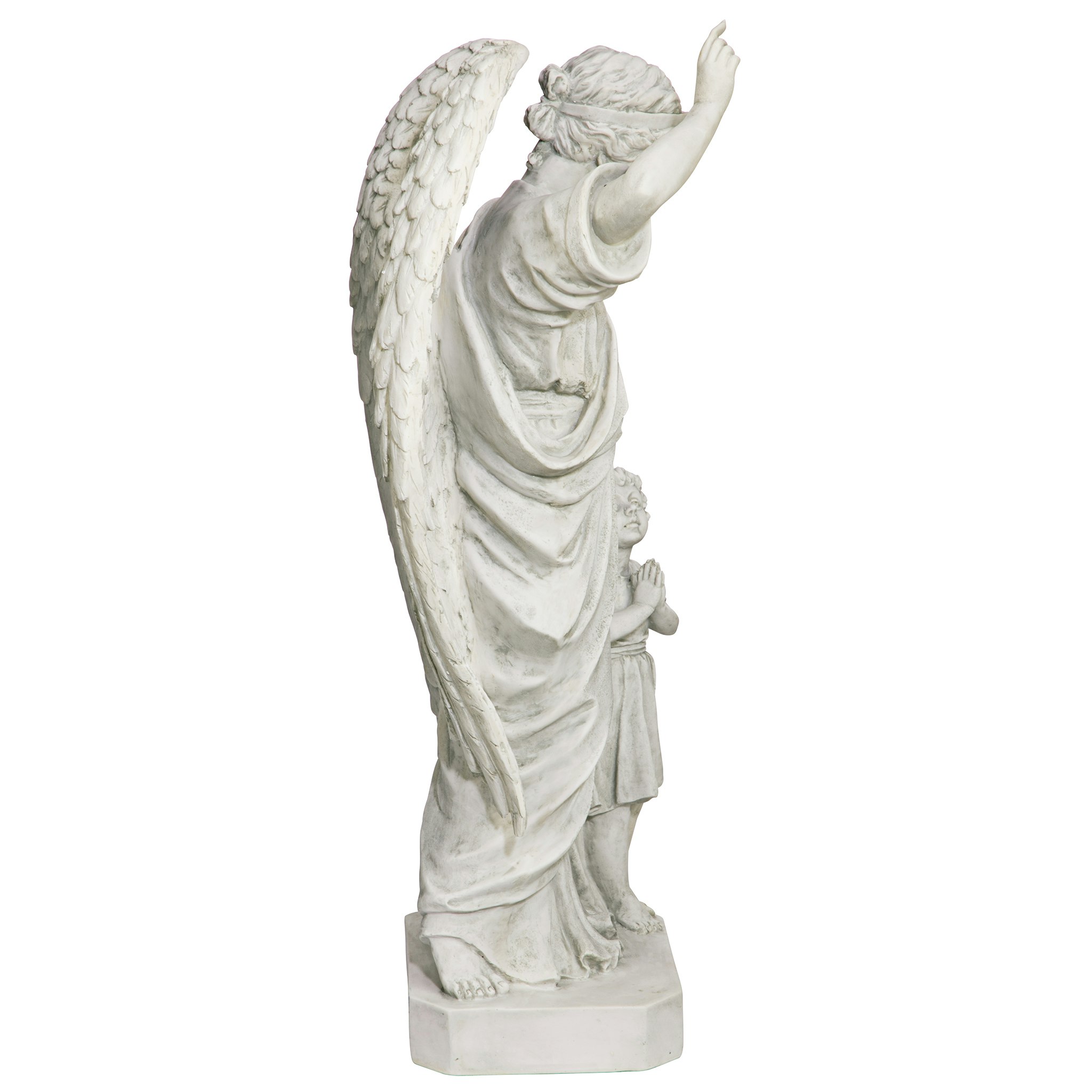 Toscano - Guardian Angel Child Prayer Garden Statue