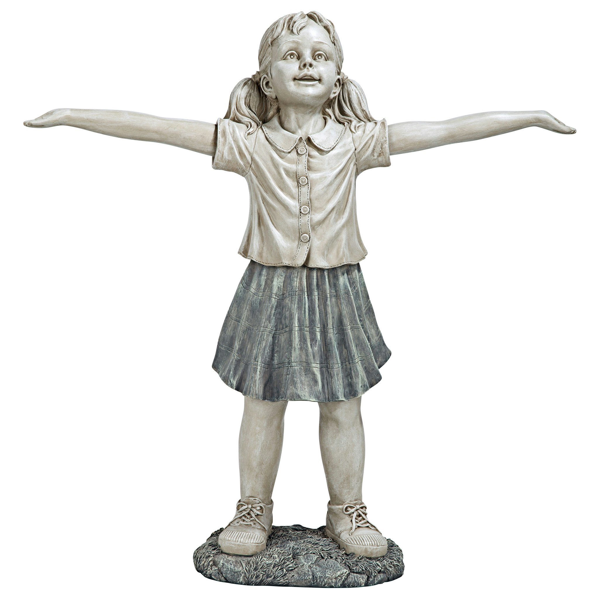 Toscano - Hope the Optimistic Gardener Child Statue