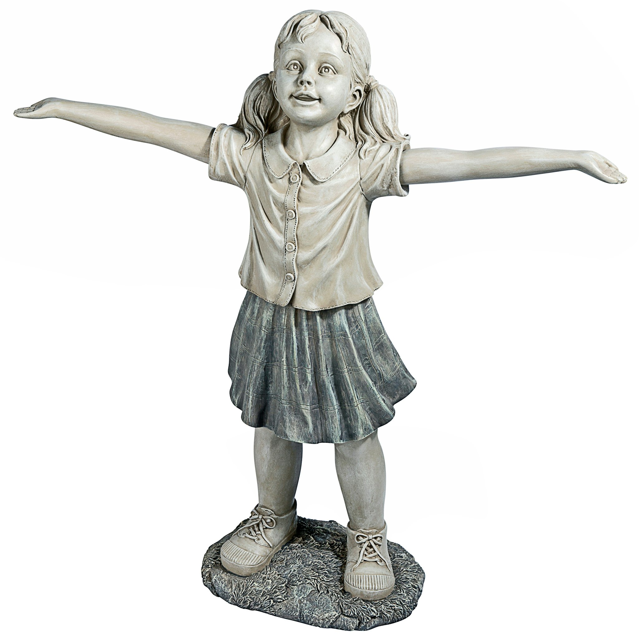 Toscano - Hope the Optimistic Gardener Child Statue