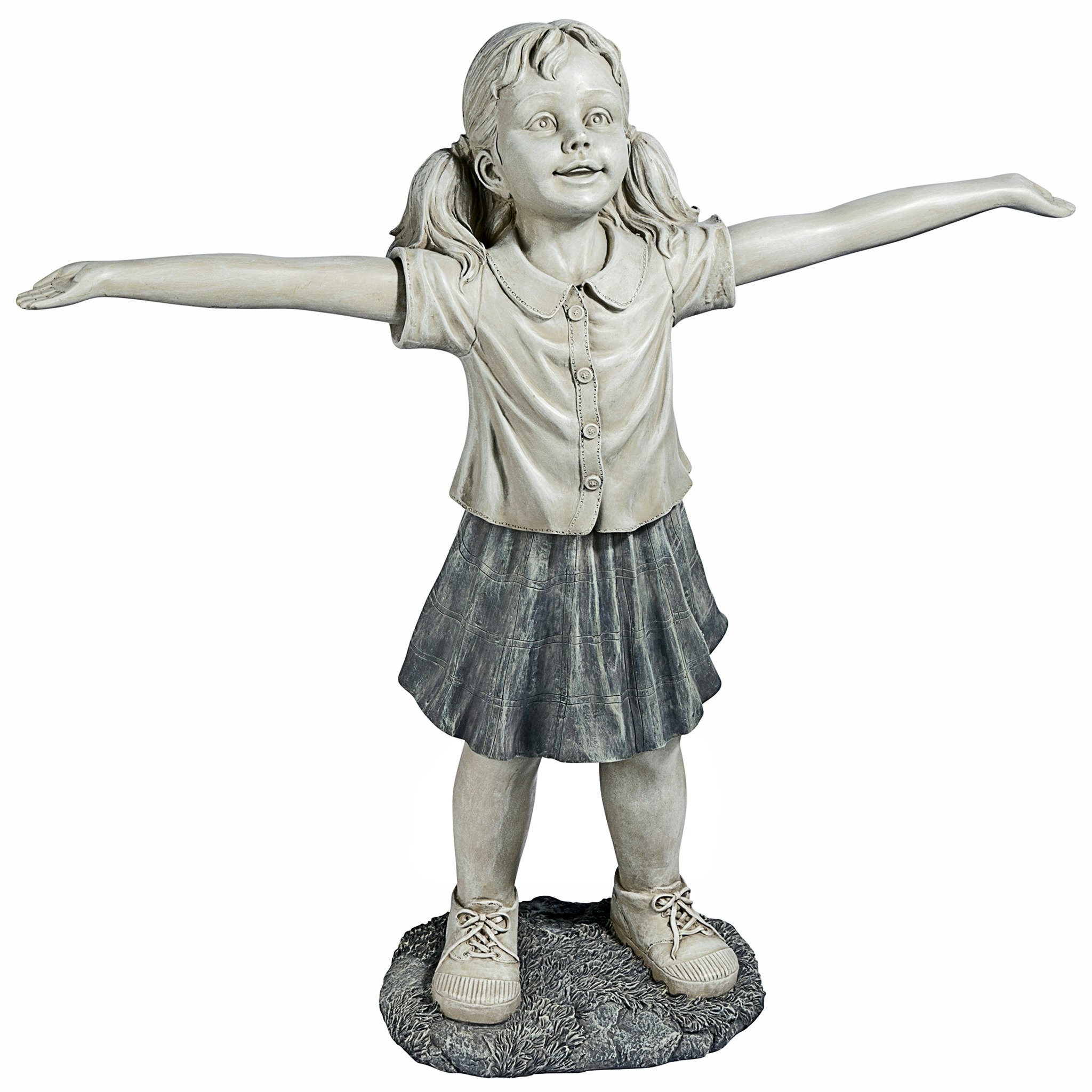 Toscano - Hope the Optimistic Gardener Child Statue