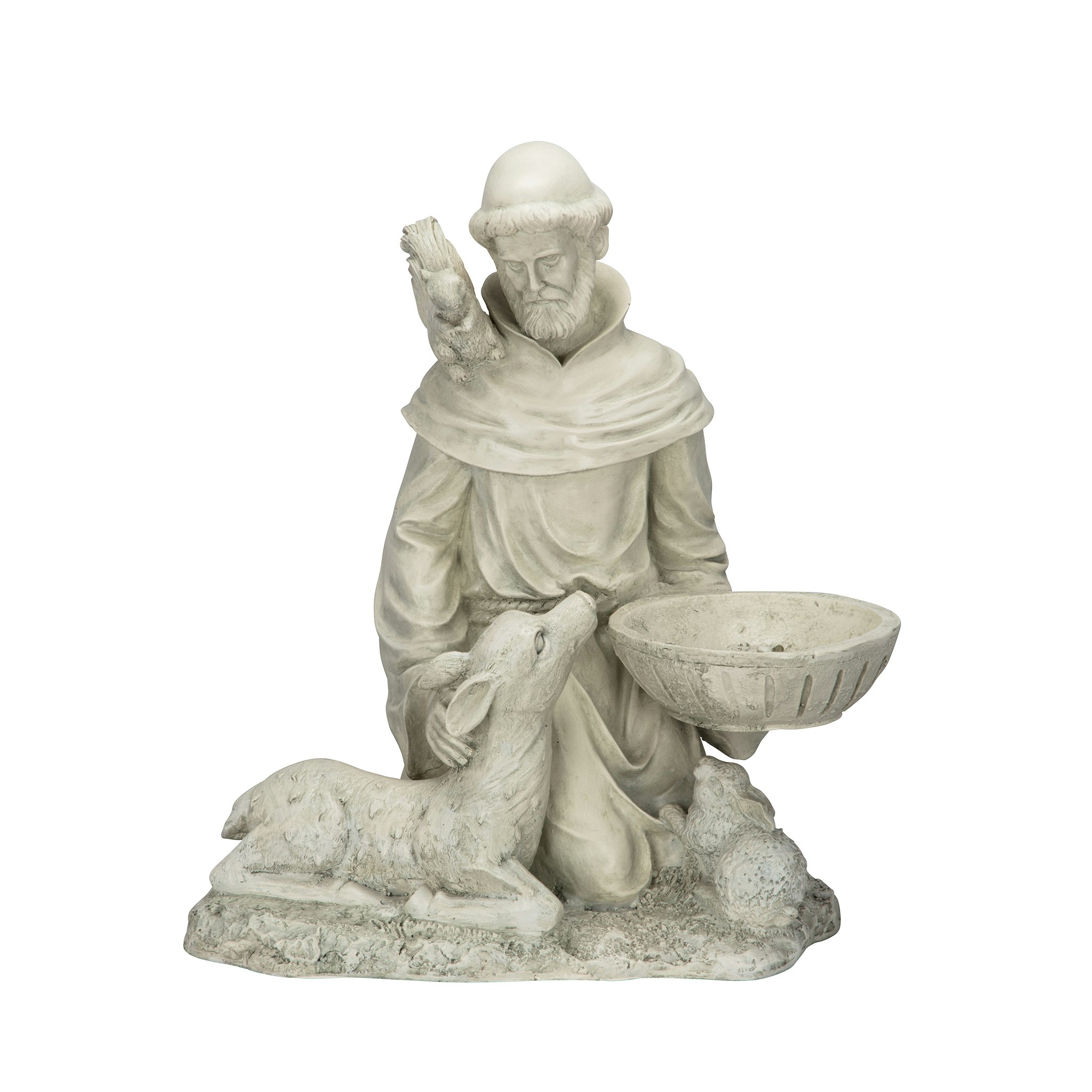 Toscano - Saint Francis Feeds the Animals Garden Statue