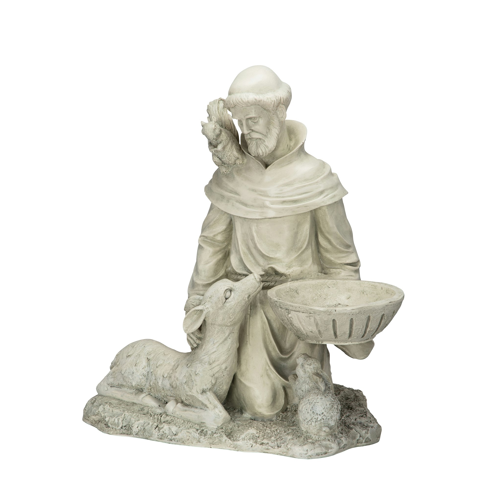 Toscano - Saint Francis Feeds the Animals Garden Statue