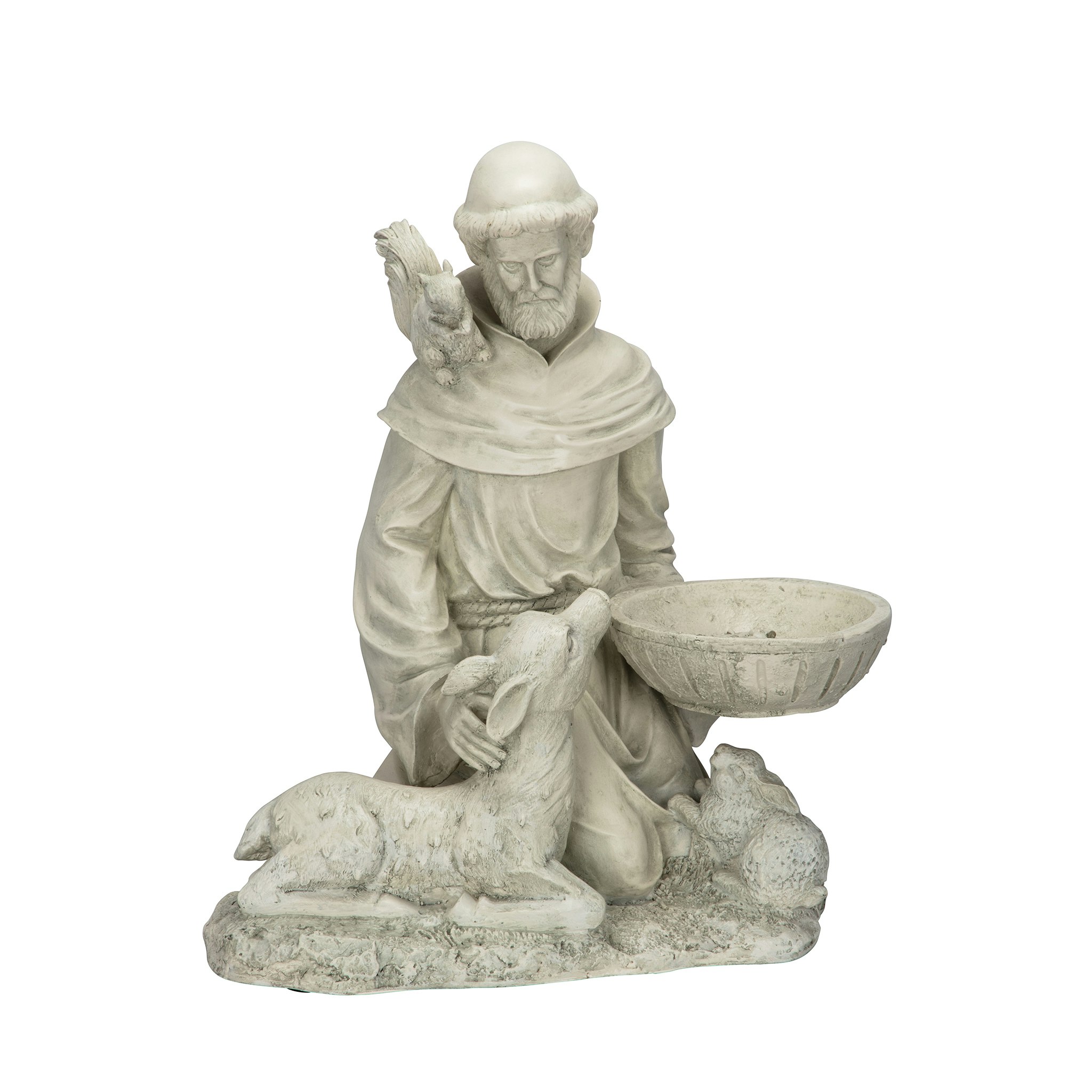 Toscano - Saint Francis Feeds the Animals Garden Statue