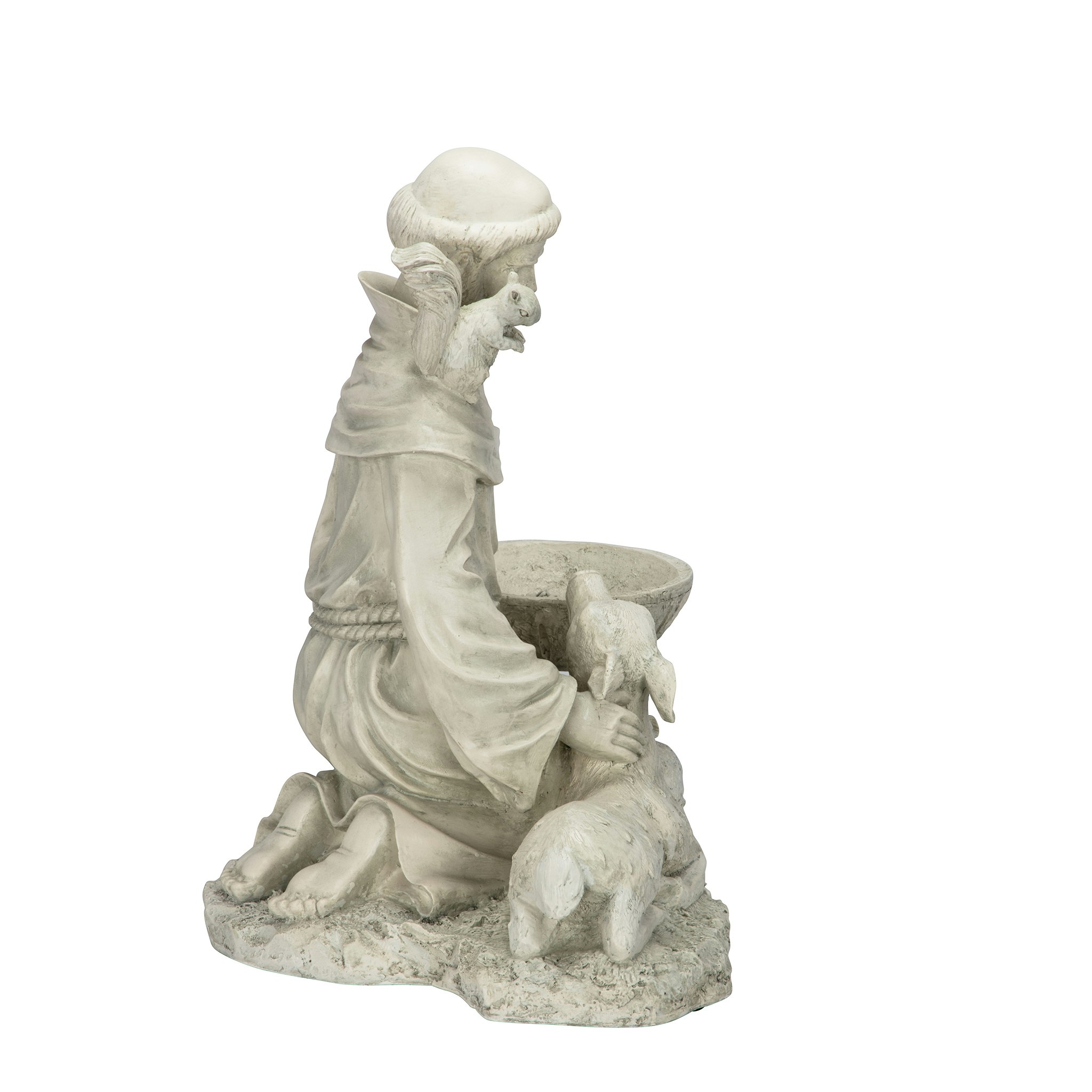 Toscano - Saint Francis Feeds the Animals Garden Statue