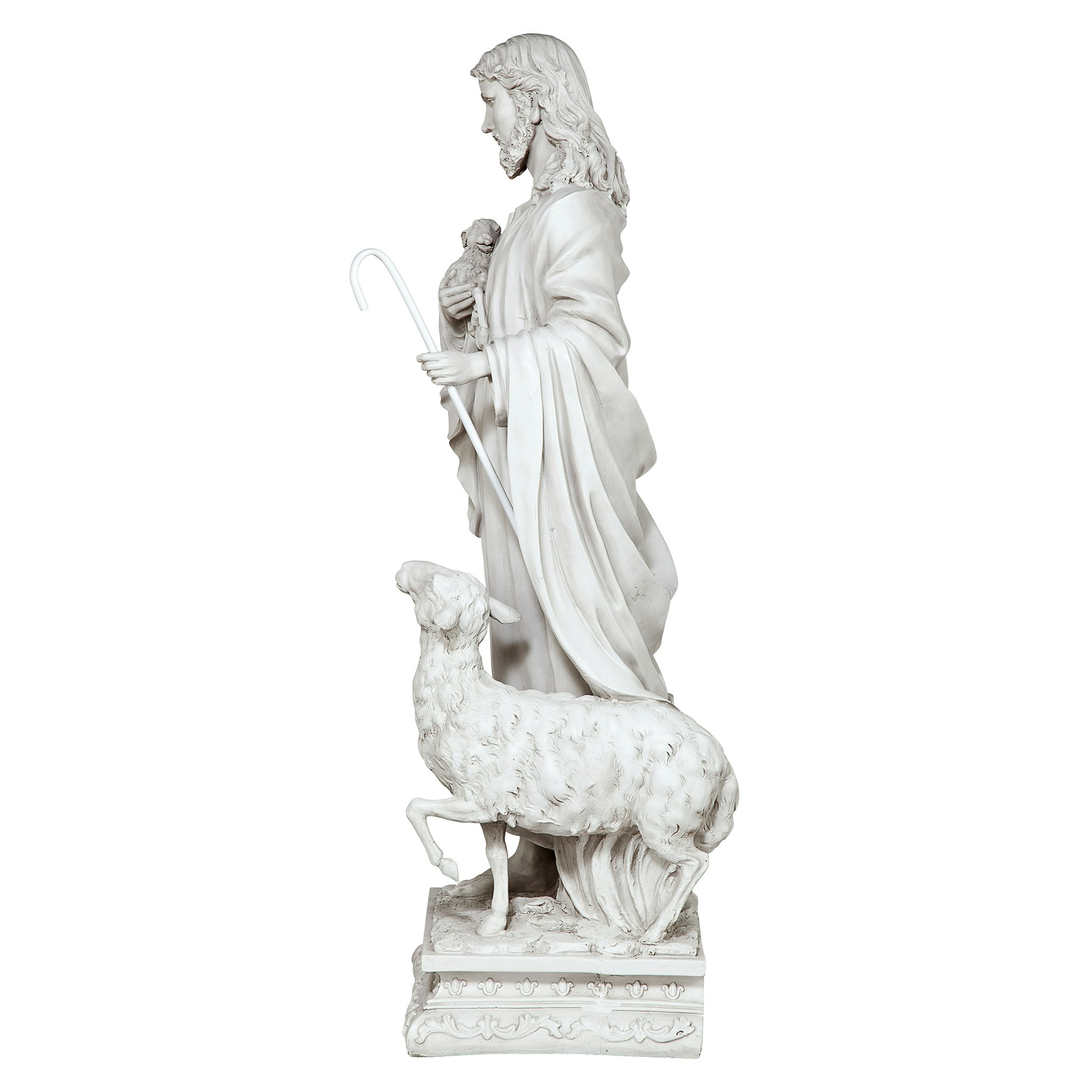 Toscano Jesus the Good Shepherd Garden Statue - Grande