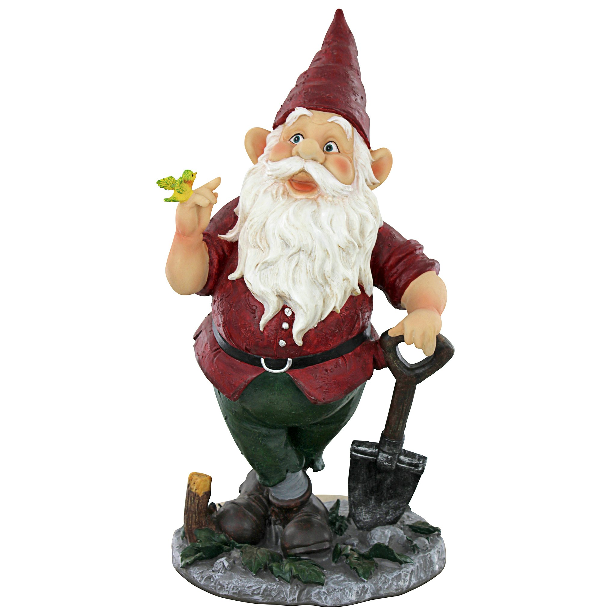 Toscano - Birdy and Spader the Garden Gnome Statue