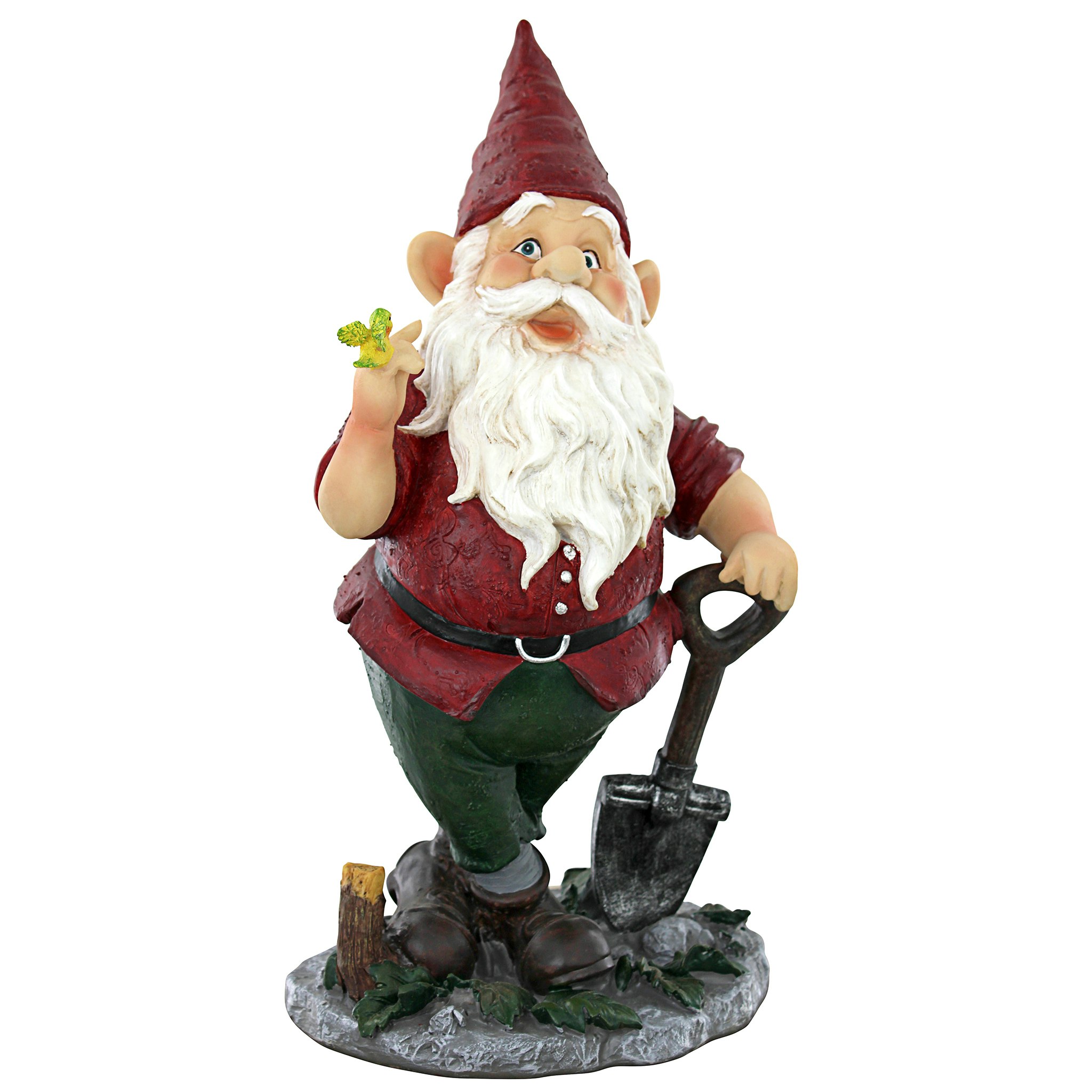 Toscano - Birdy and Spader the Garden Gnome Statue