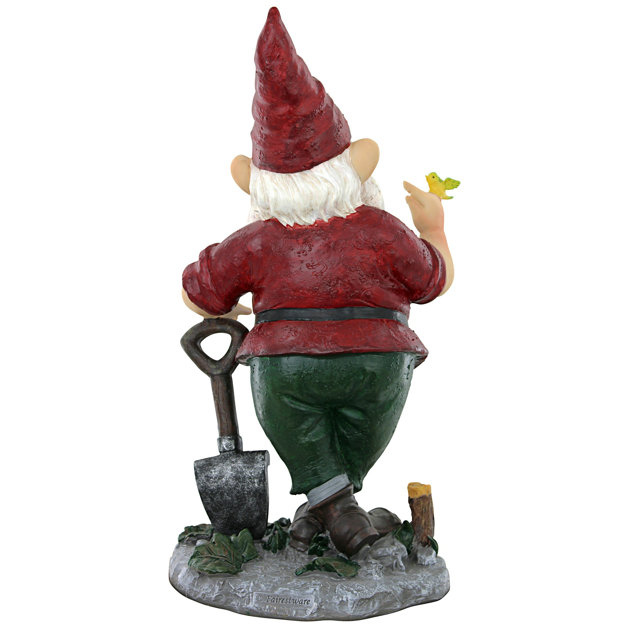 Toscano - Birdy and Spader the Garden Gnome Statue