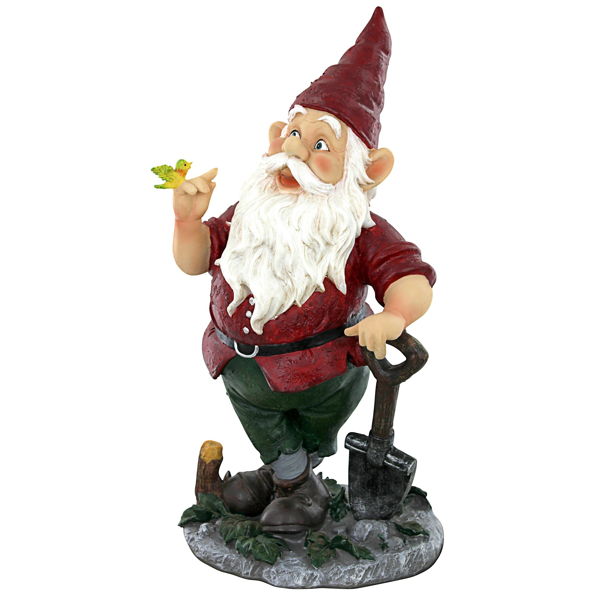 Toscano - Birdy and Spader the Garden Gnome Statue