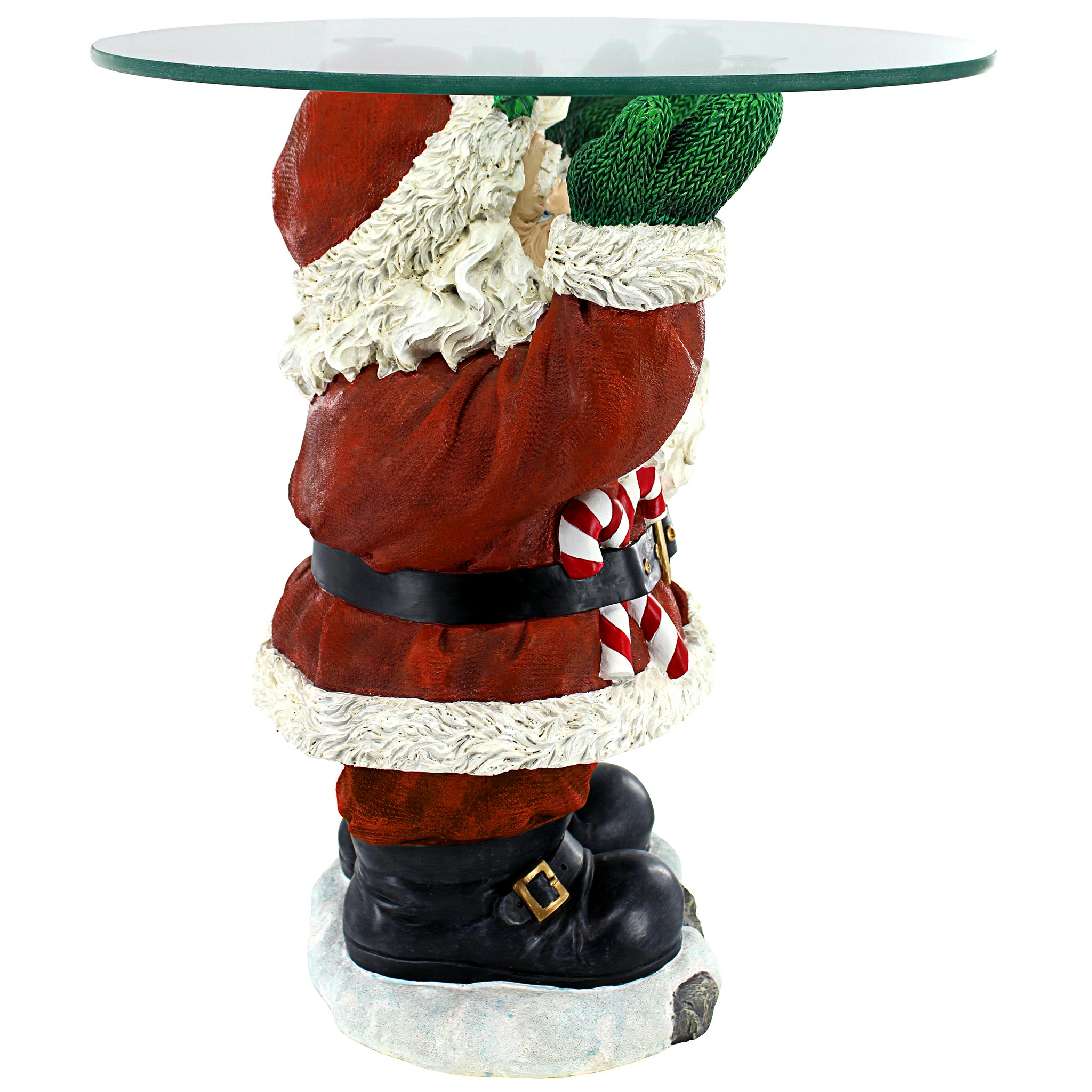 Toscano - Santa Claus Sculptural Holiday Table in Designer Resin