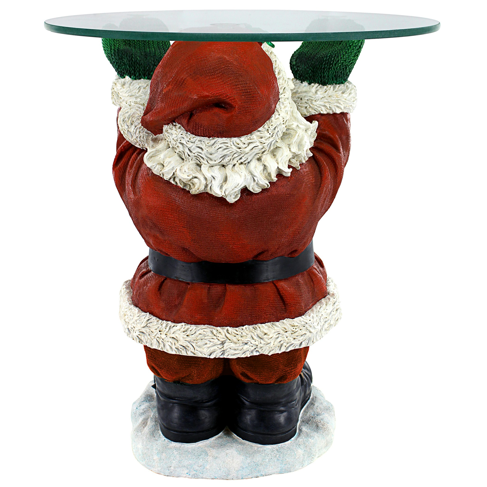 Toscano - Santa Claus Sculptural Holiday Table in Designer Resin