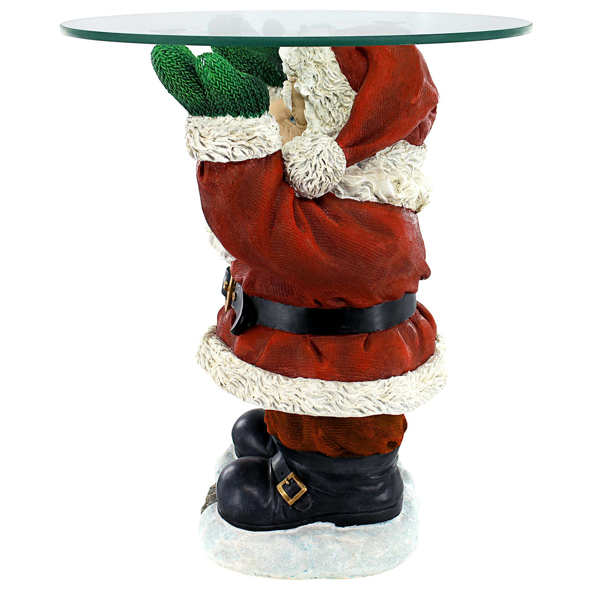 Toscano - Santa Claus Sculptural Holiday Table in Designer Resin