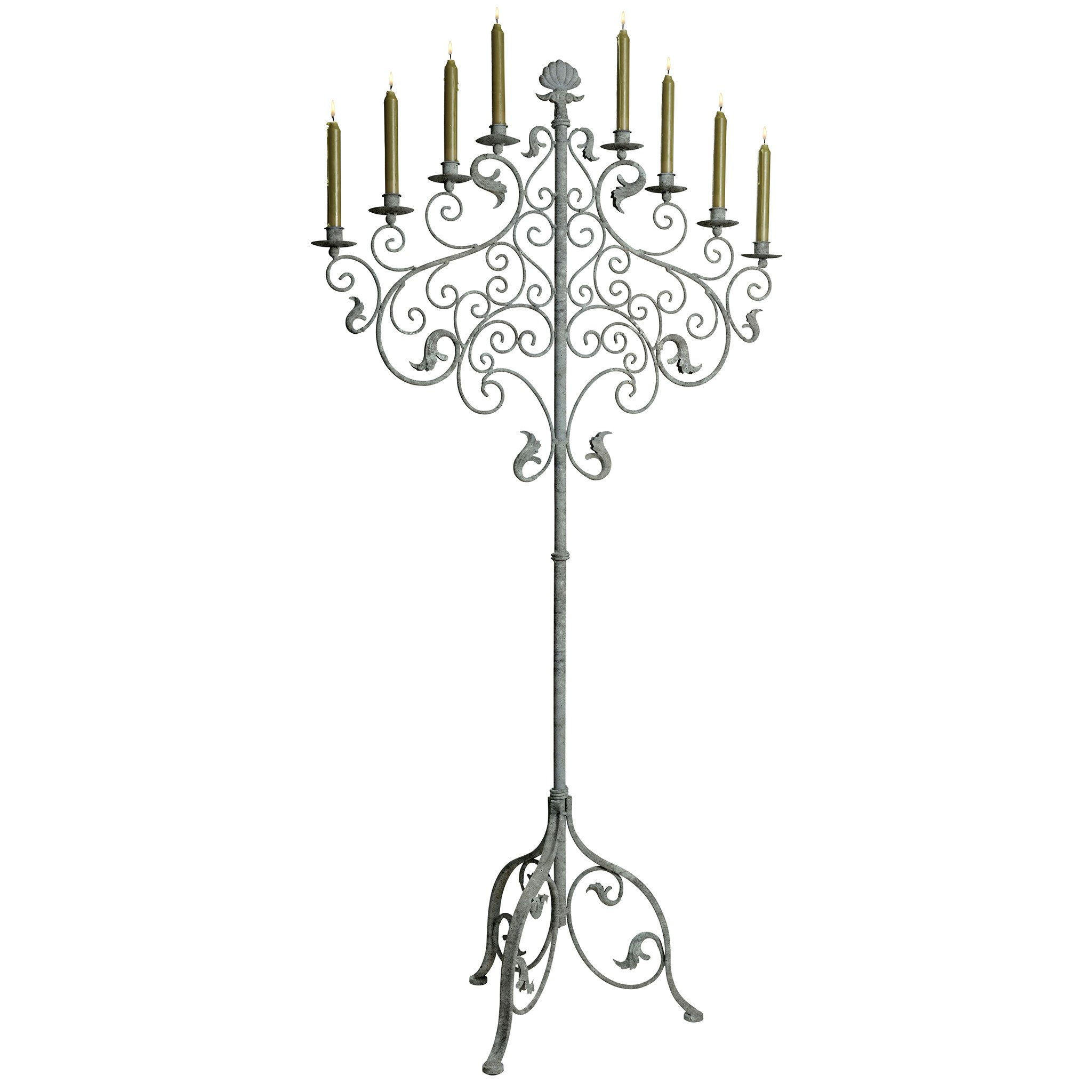 Toscano - Castle Vecchio Renaissance-Style Floor Candelabra