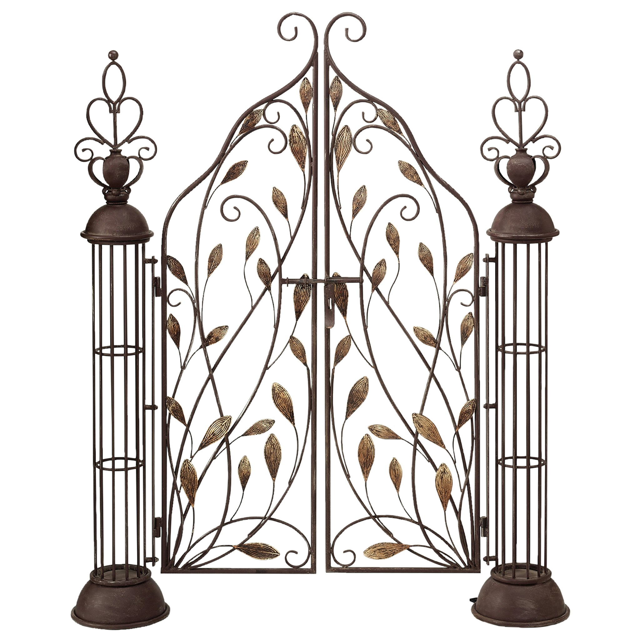 Toscano - The Princess Entryway Garden Gate in Bronze, Iron