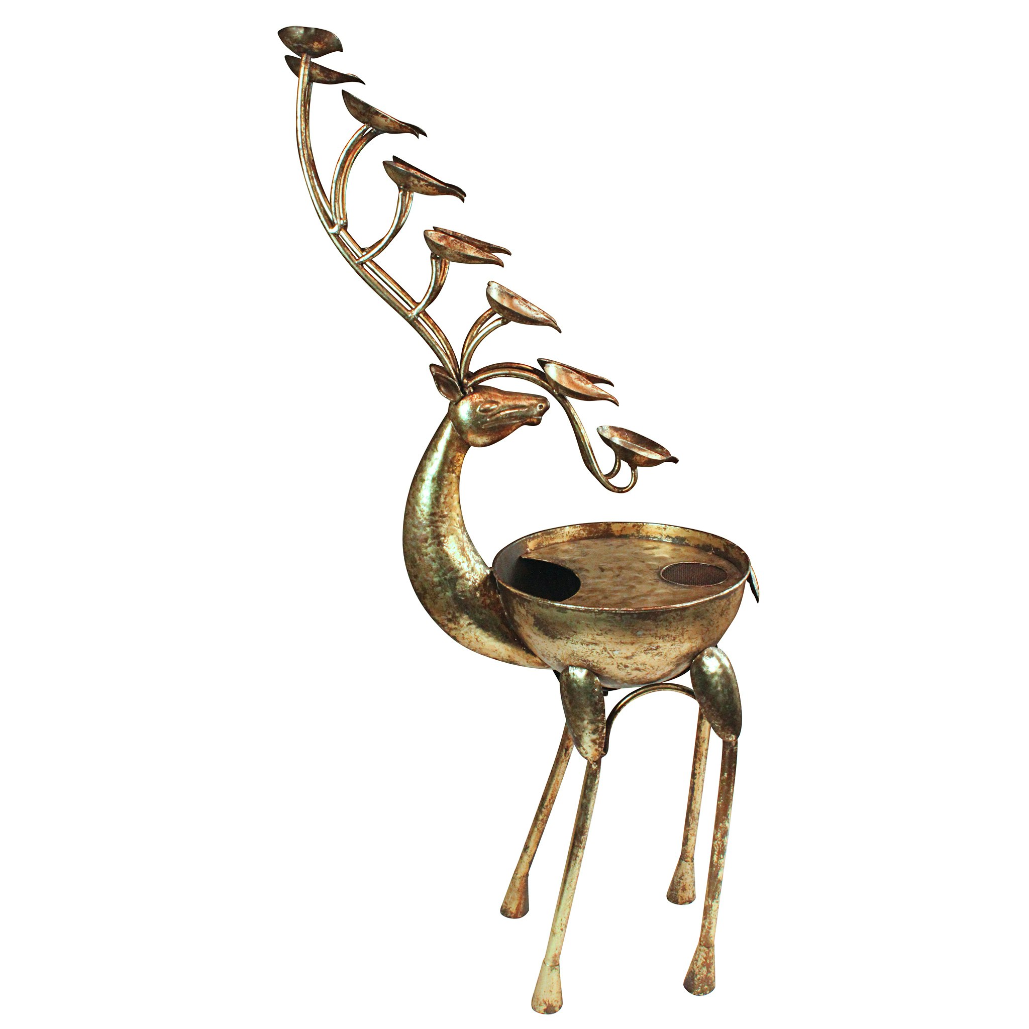 Toscano - Deer Antler Falls Cascading Sculptural Fountain