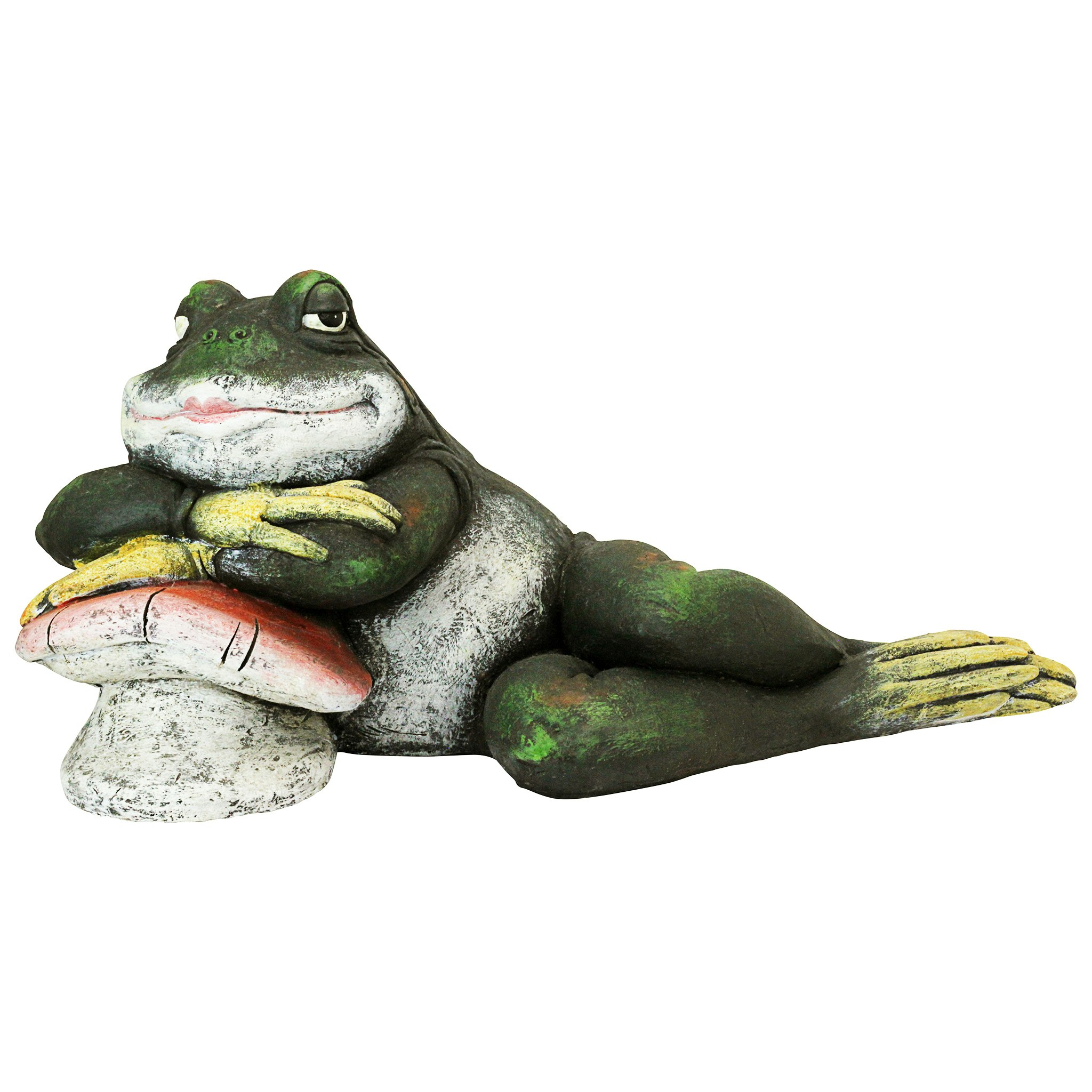 Toscano - Bert the Flirtatious Frog Garden Toad Statue