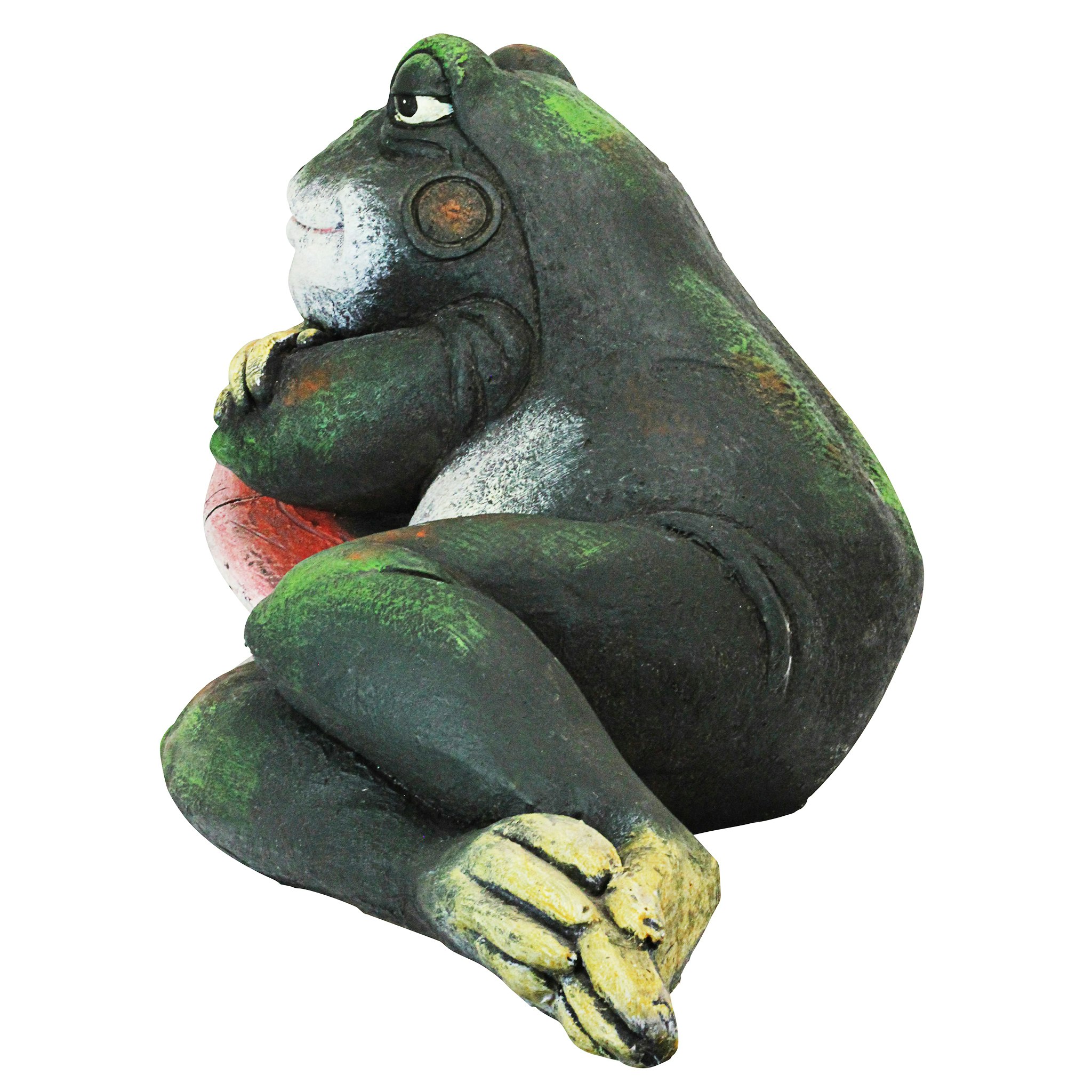 Toscano - Bert the Flirtatious Frog Garden Toad Statue