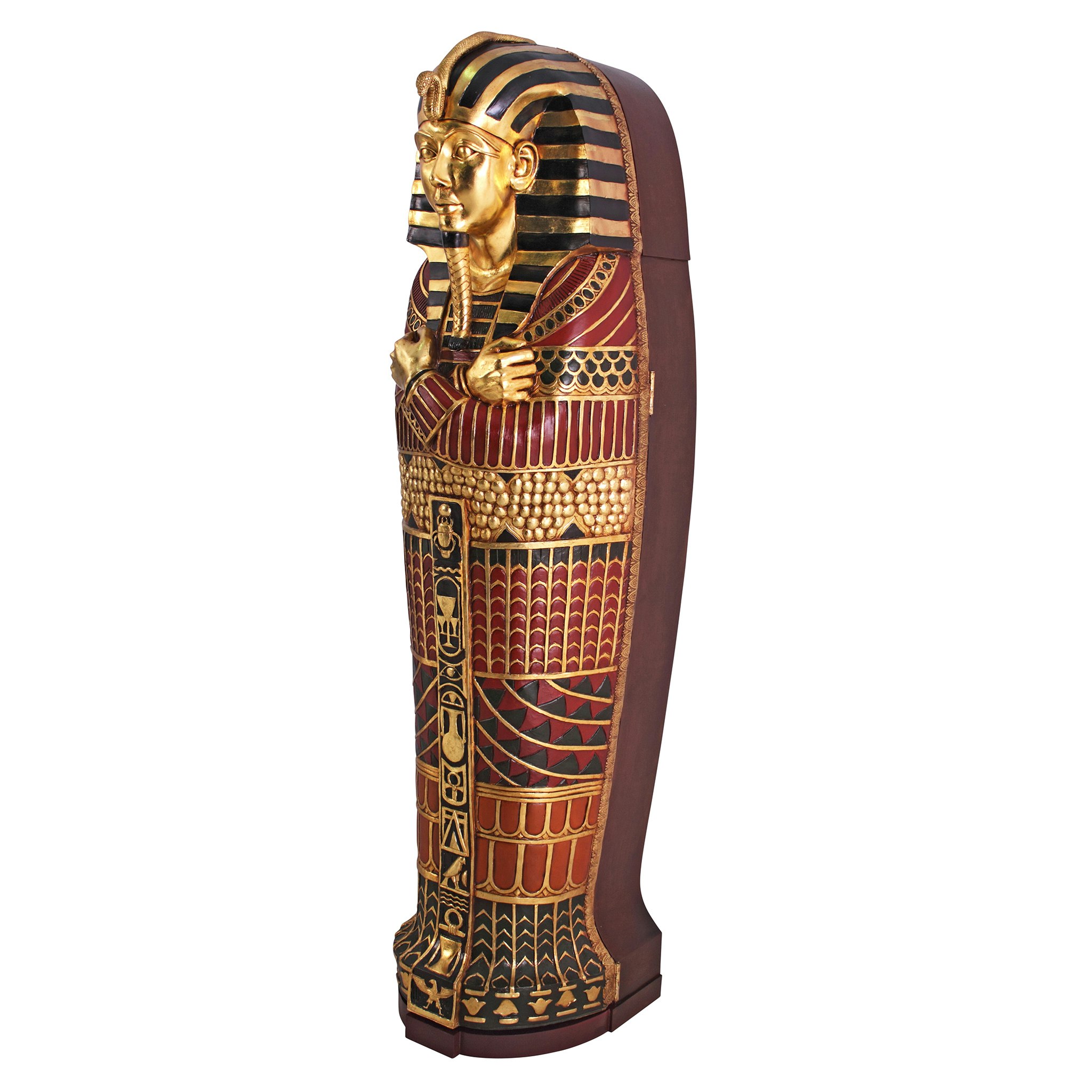 Toscano - King Tutankhamen Life-Size Sarcophagus Cabinet