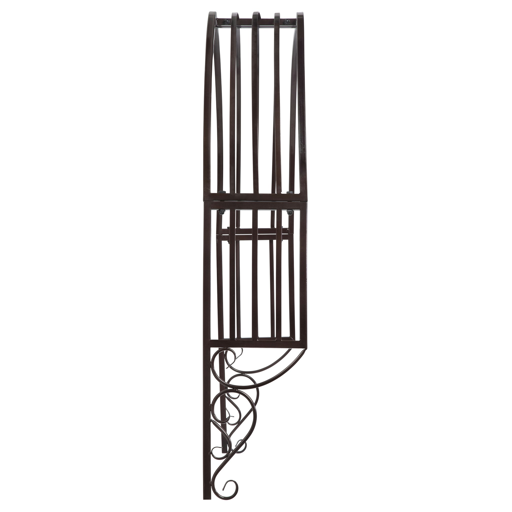 Toscano - Thornbury Ornamental Garden Window Trellis in Metal