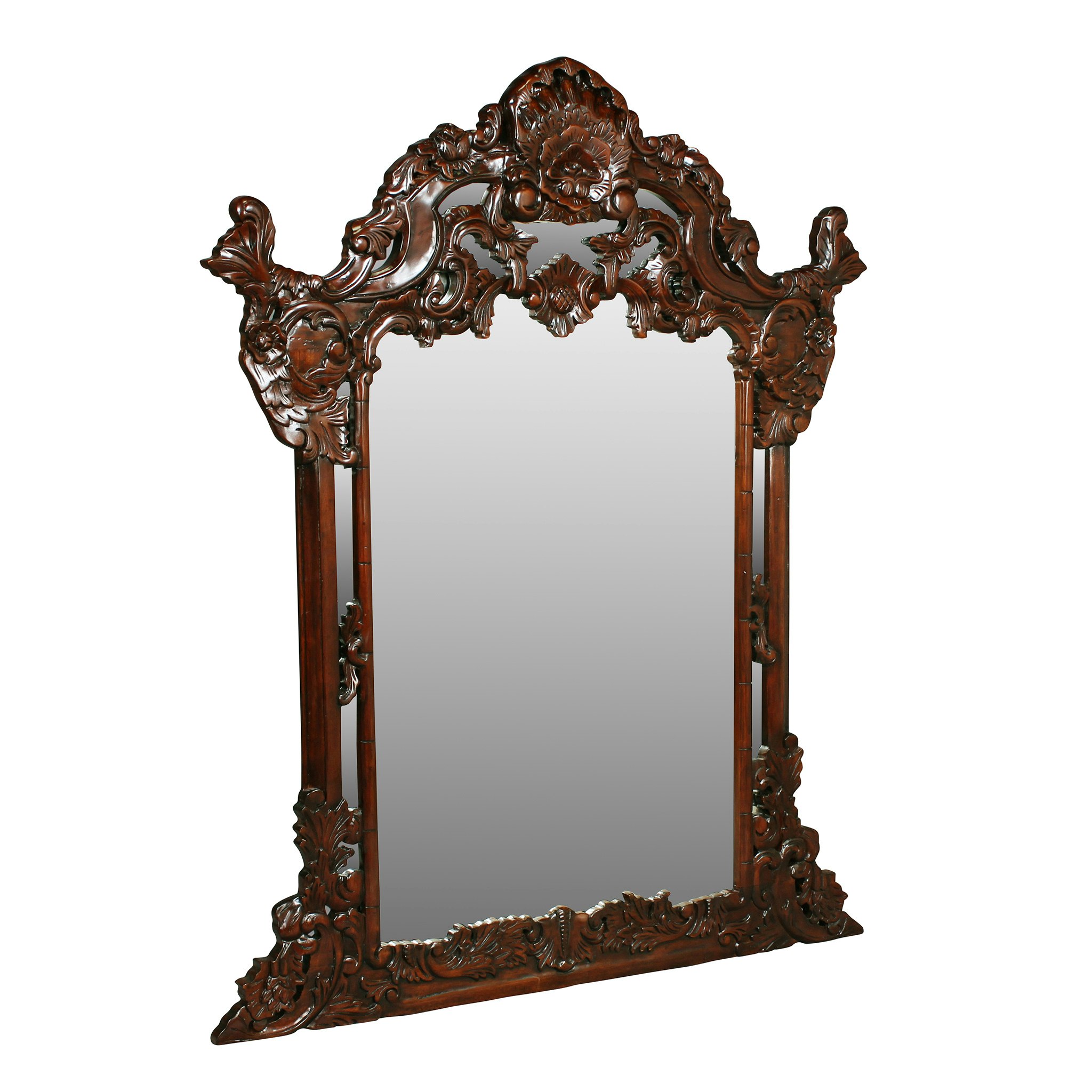 Toscano - Hapsburg Console Mirror in Walnut, Mahogany