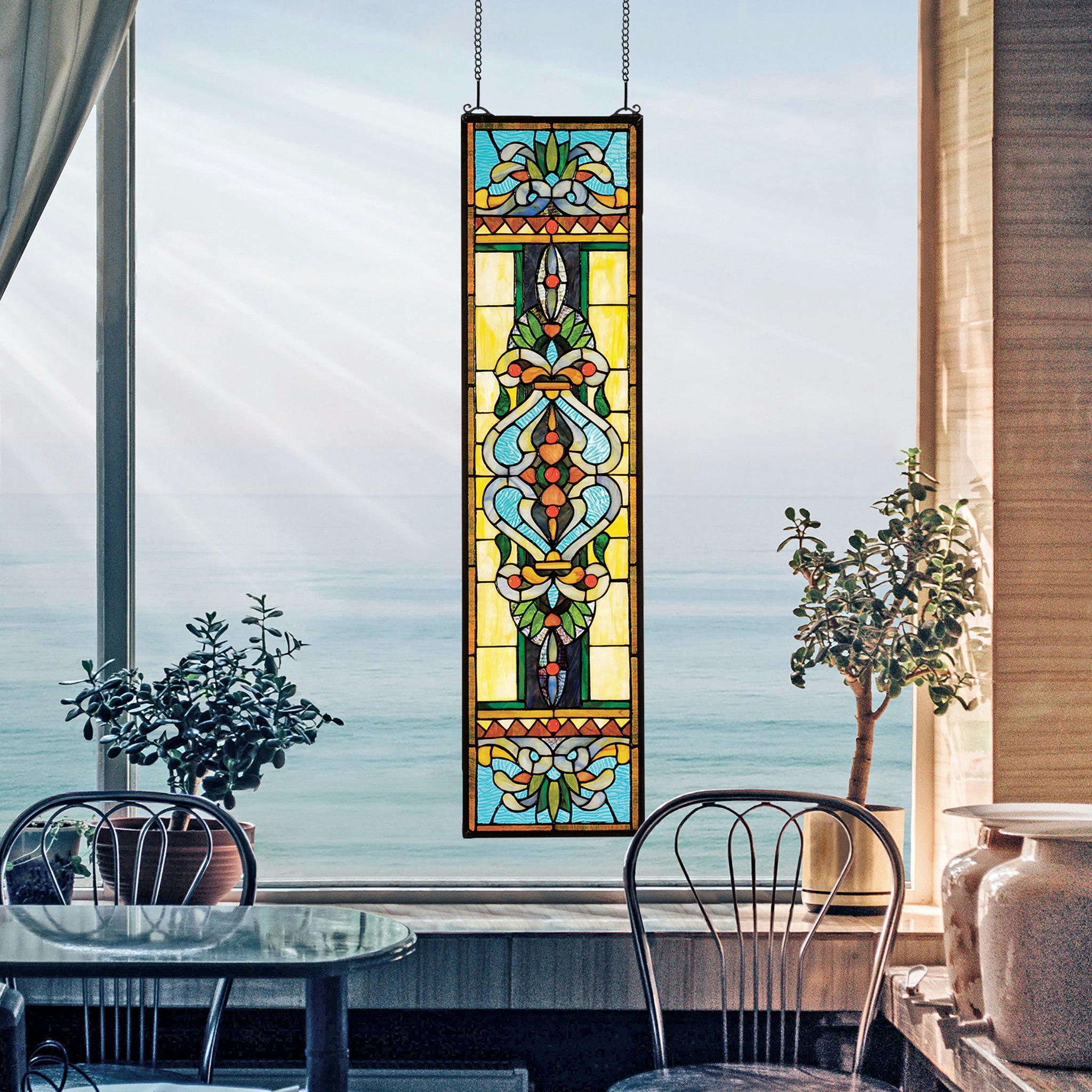 Toscano - Blackstone Hall Tiffany-Style Stained Glass Window