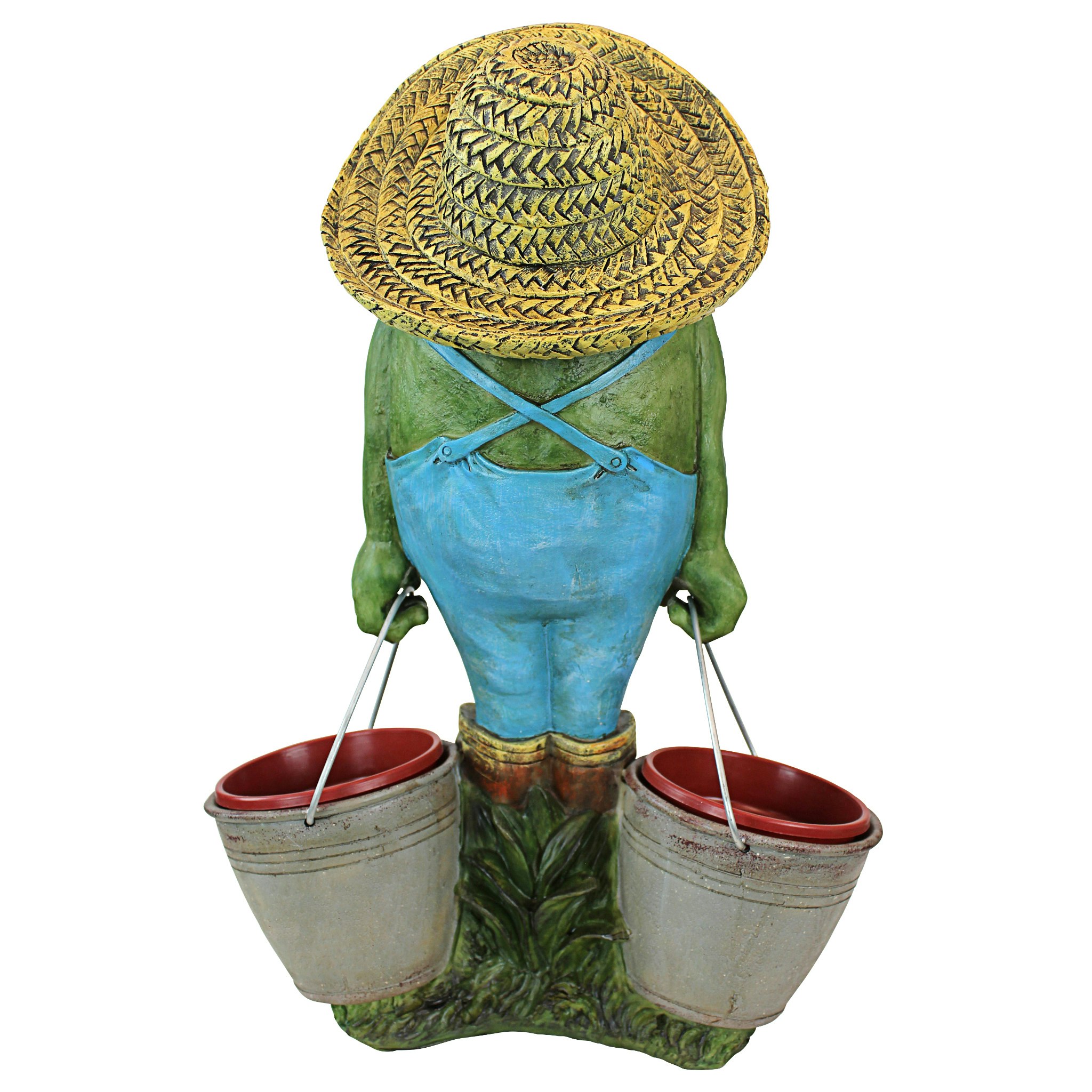 Toscano - Buckets the Garden Frog Statue