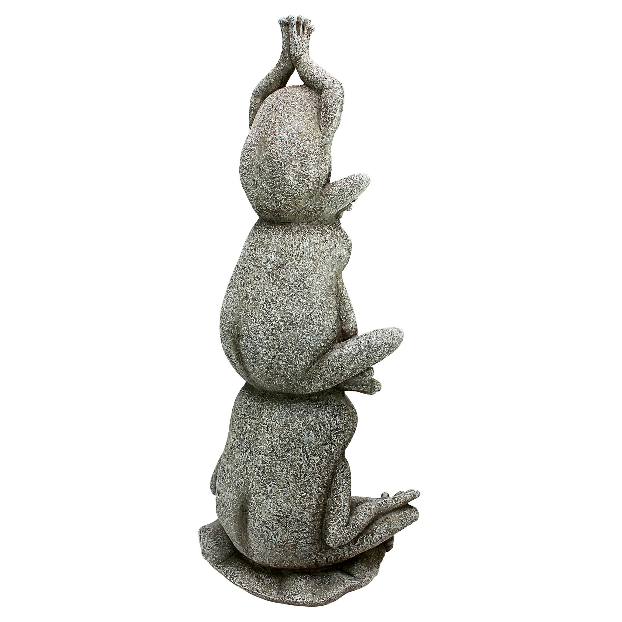 Toscano - Tower of Frog Power Garden Statue