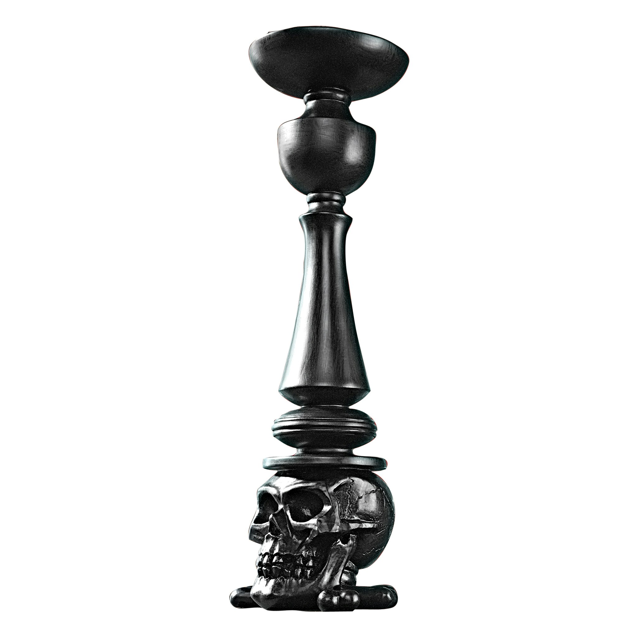 Toscano - Shadow of Darkness Skull and Bones Candlestick