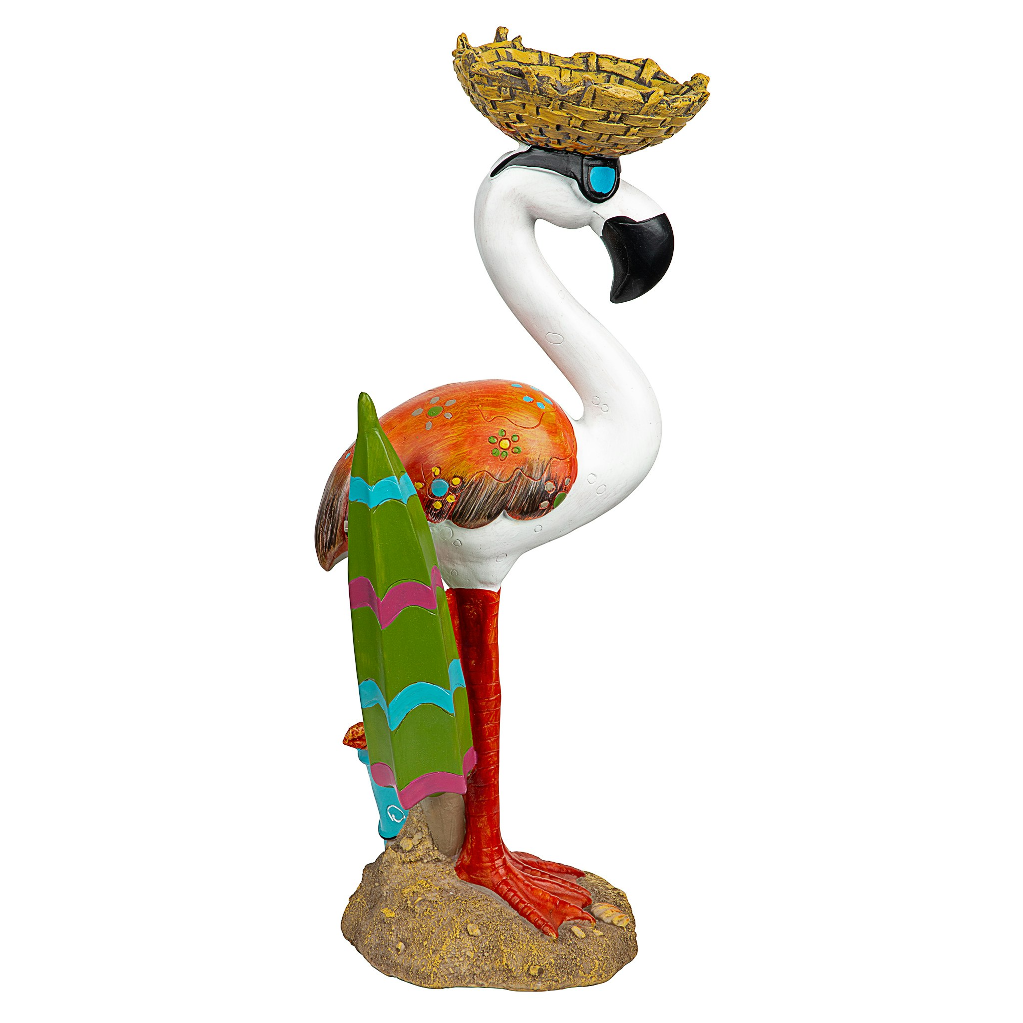 Toscano - Luau Larry the Pale Pink Flamingo Garden Statue