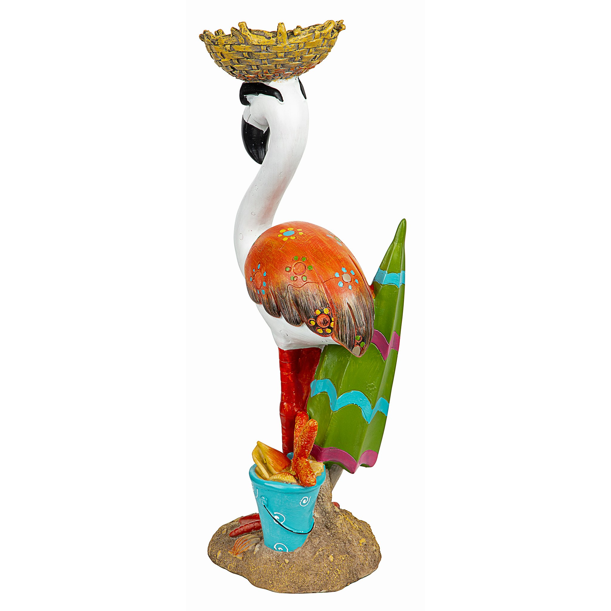 Toscano - Luau Larry the Pale Pink Flamingo Garden Statue