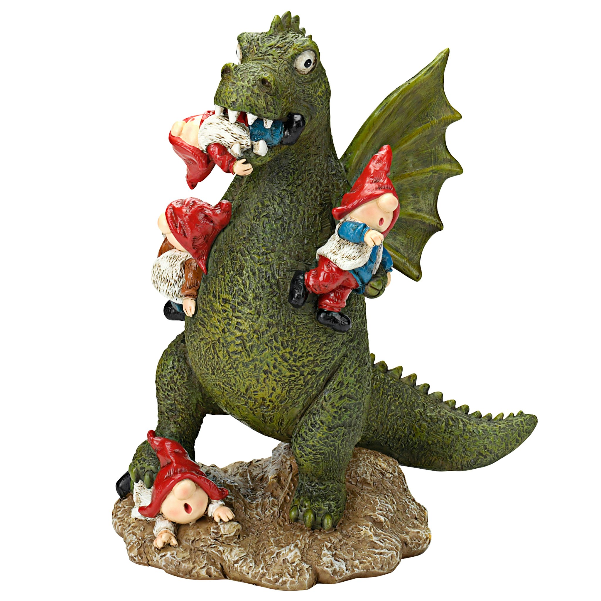 Toscano - Dragon Gonna Get Ya Garden Gnome Apocalypse Statue