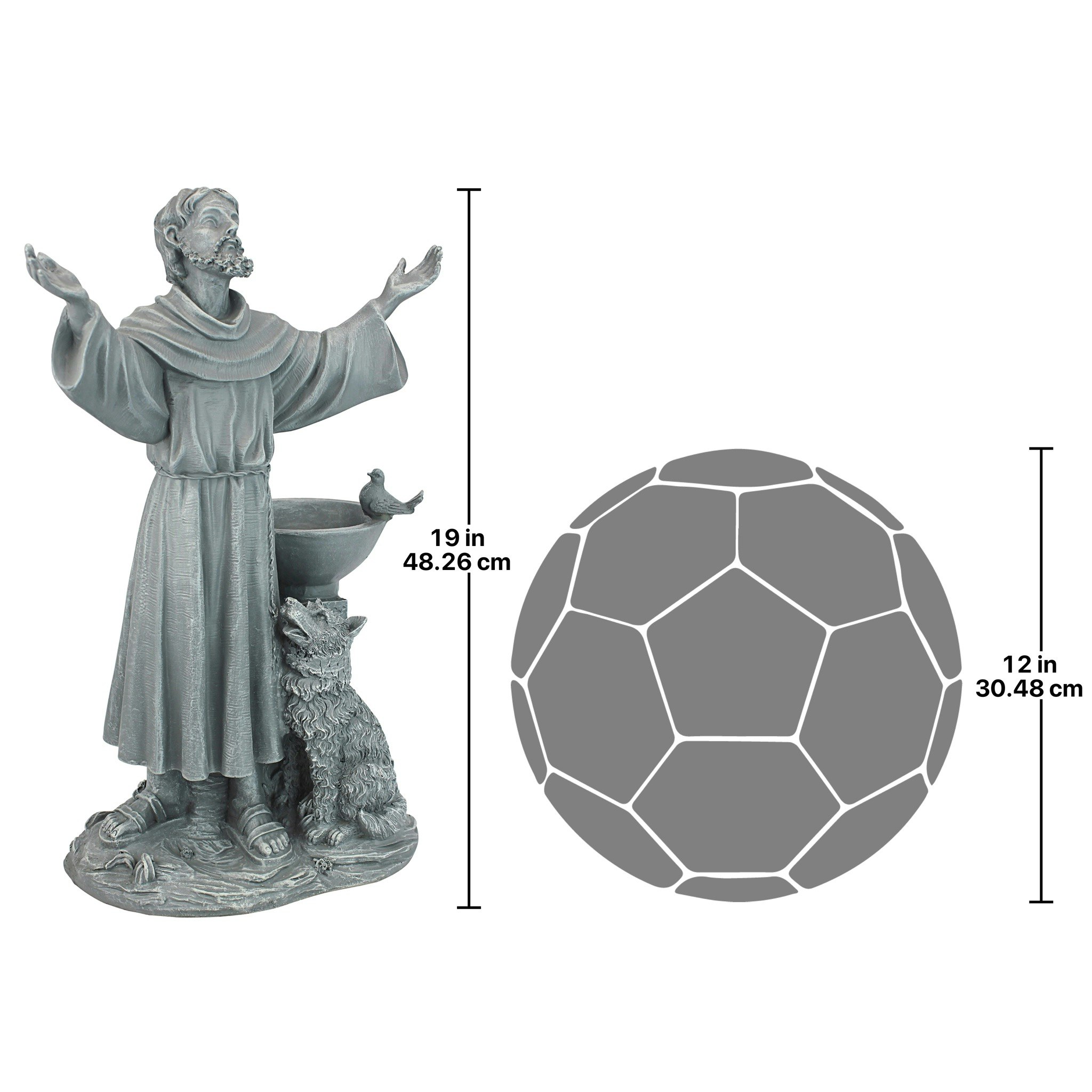 Toscano - Saint Francis Garden Blessing Statue