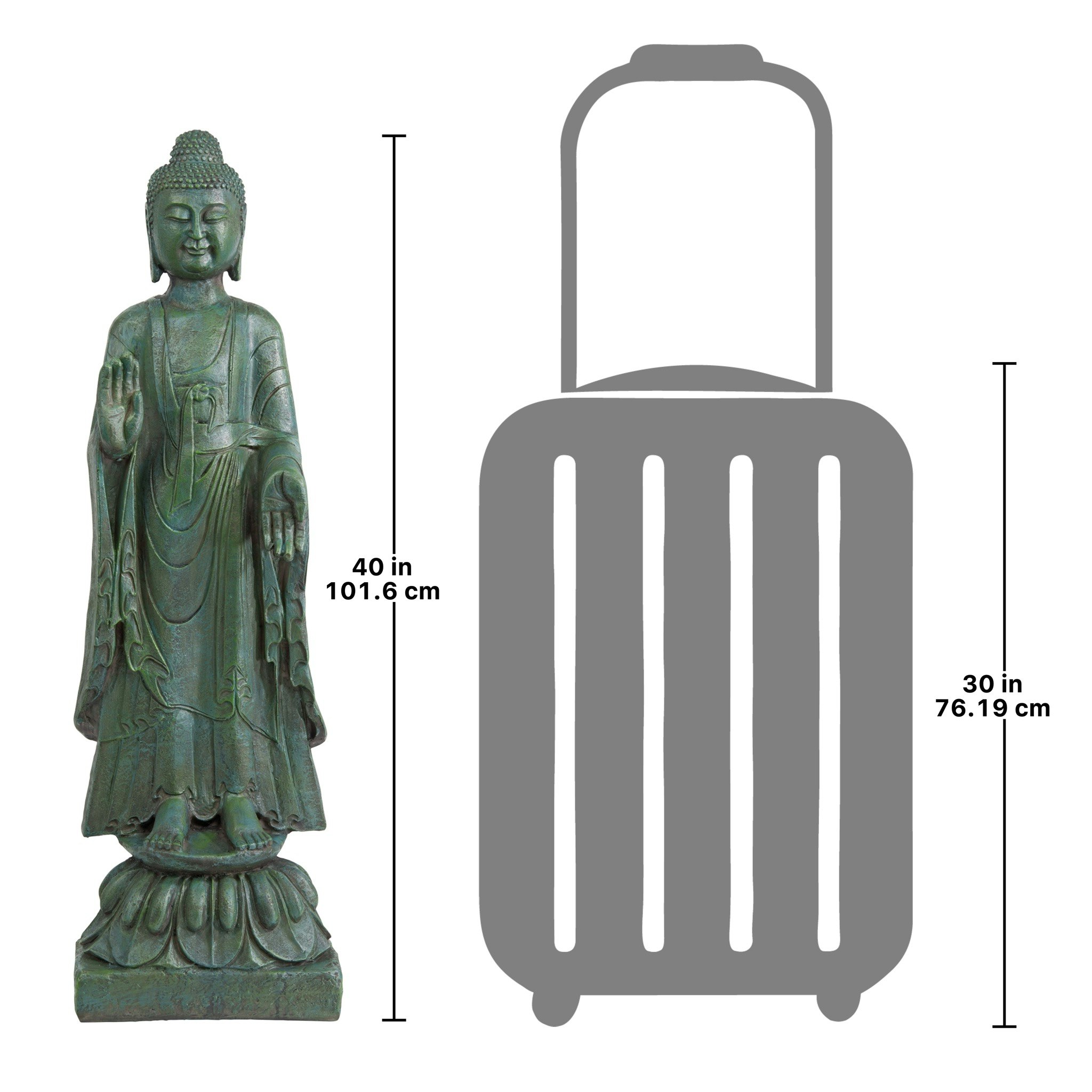 Toscano - The Enlightened Buddha Garden Statue