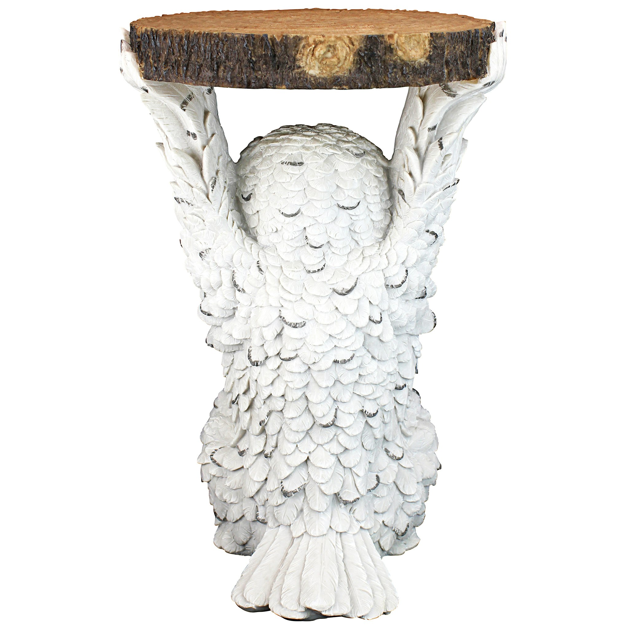 Toscano - Wisdom Owl Sculptural Side Table in Designer Resin