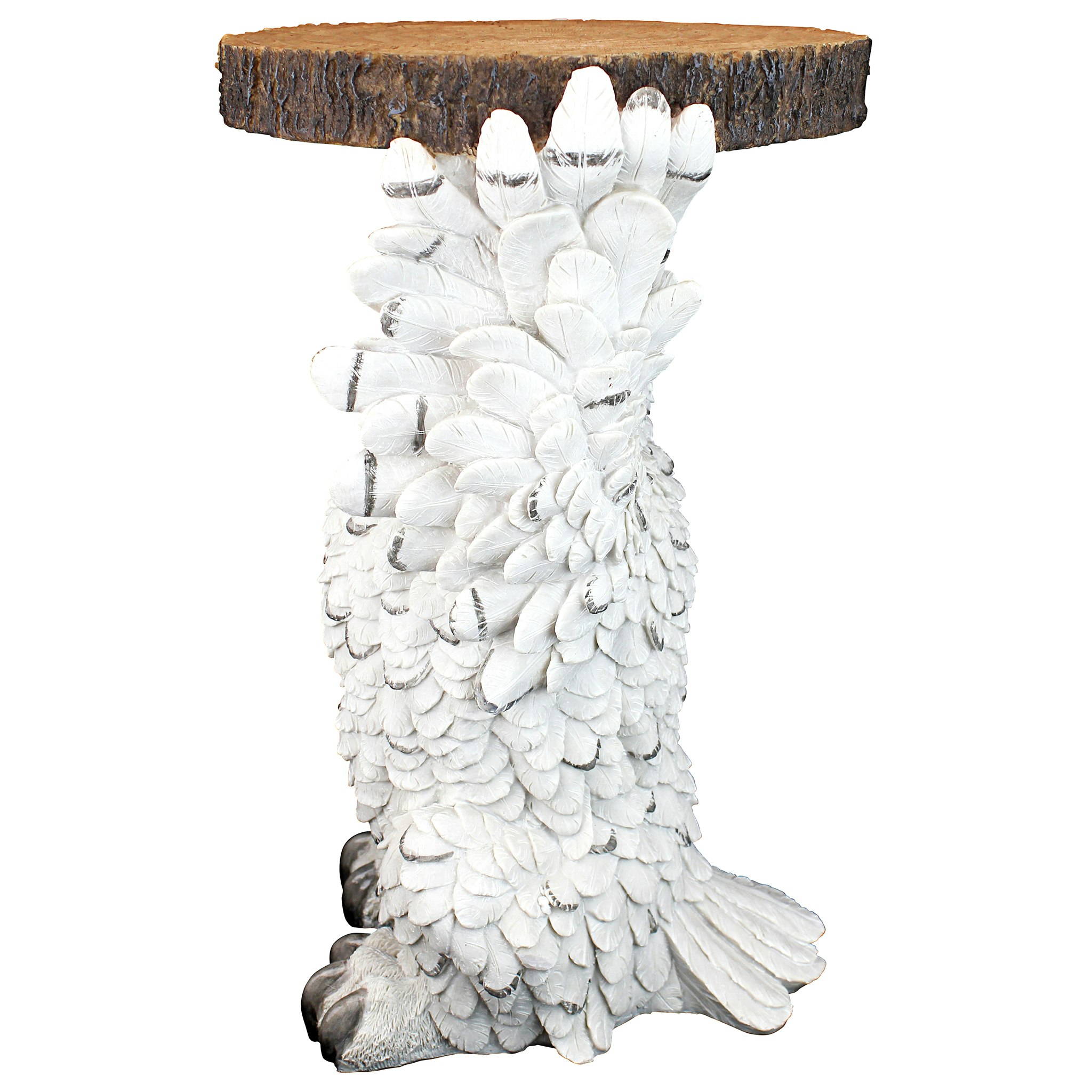 Toscano - Wisdom Owl Sculptural Side Table in Designer Resin