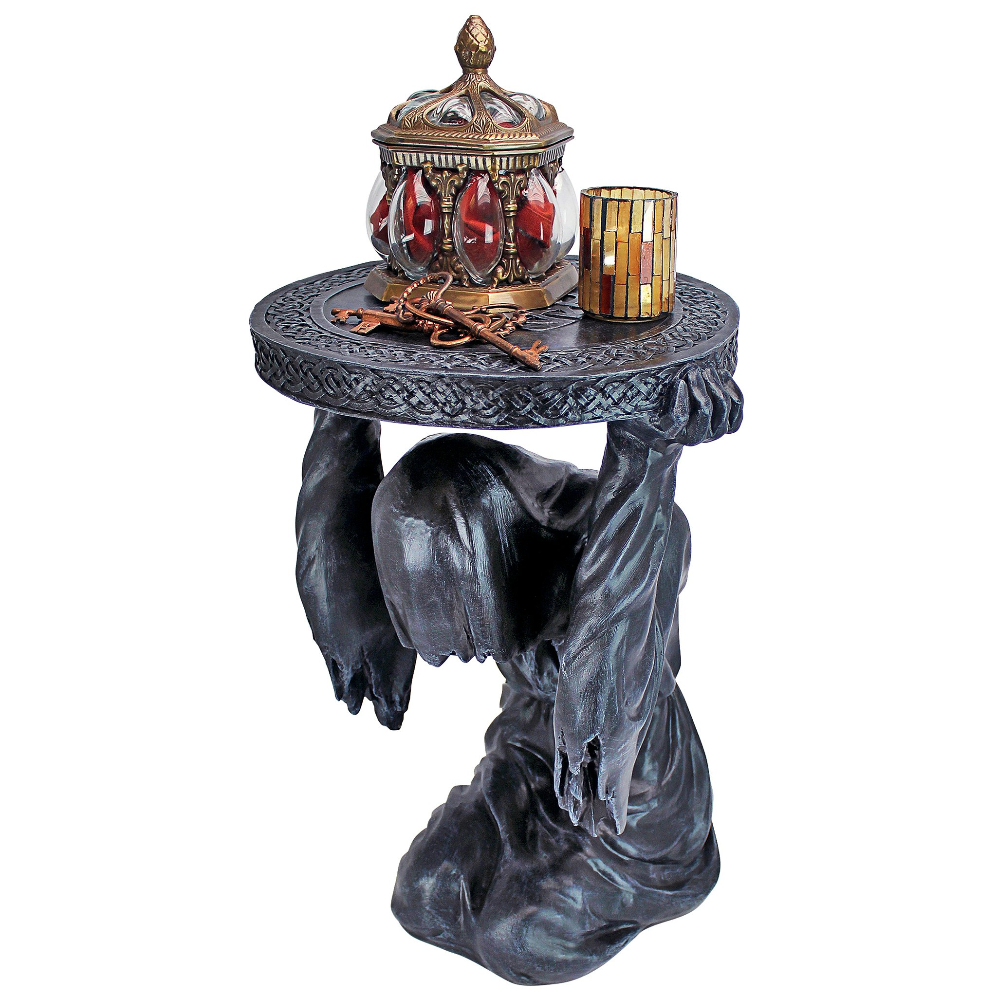 Toscano - Deaths at Hand Grim Reaper Sculptural Side Table in Designer Resin