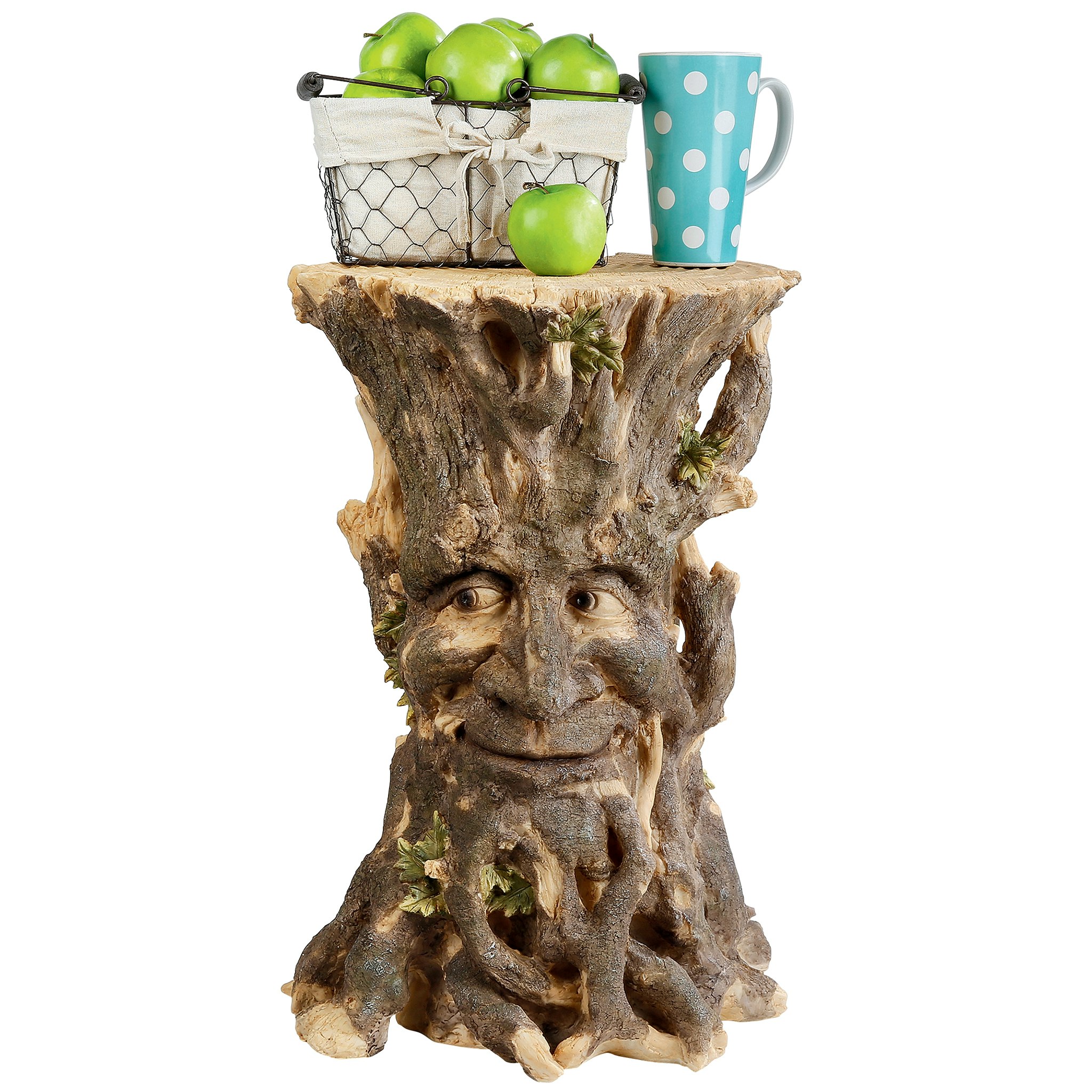 Toscano - Craggy Bark Tree Ent Sculptural Side Table