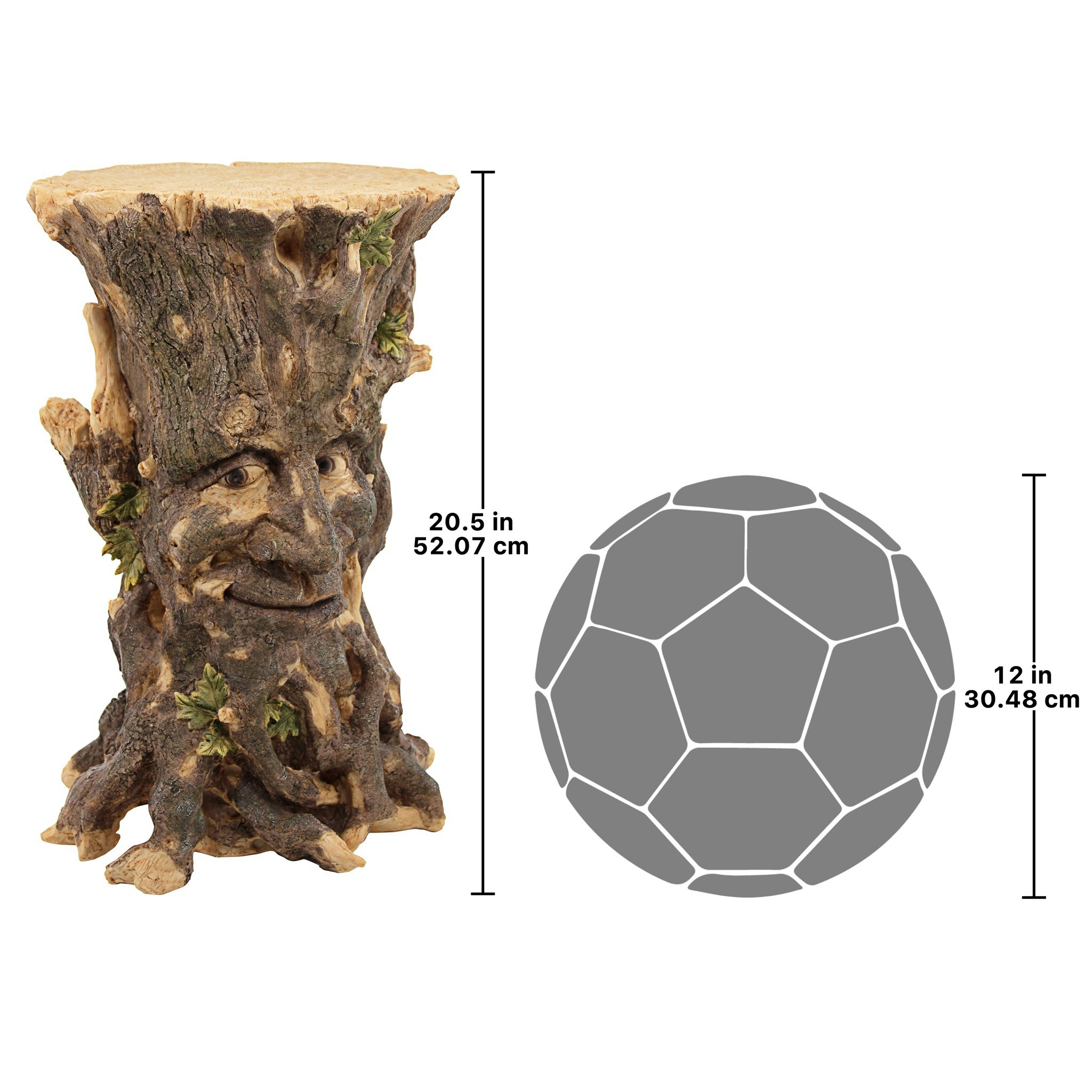 Toscano - Craggy Bark Tree Ent Sculptural Side Table