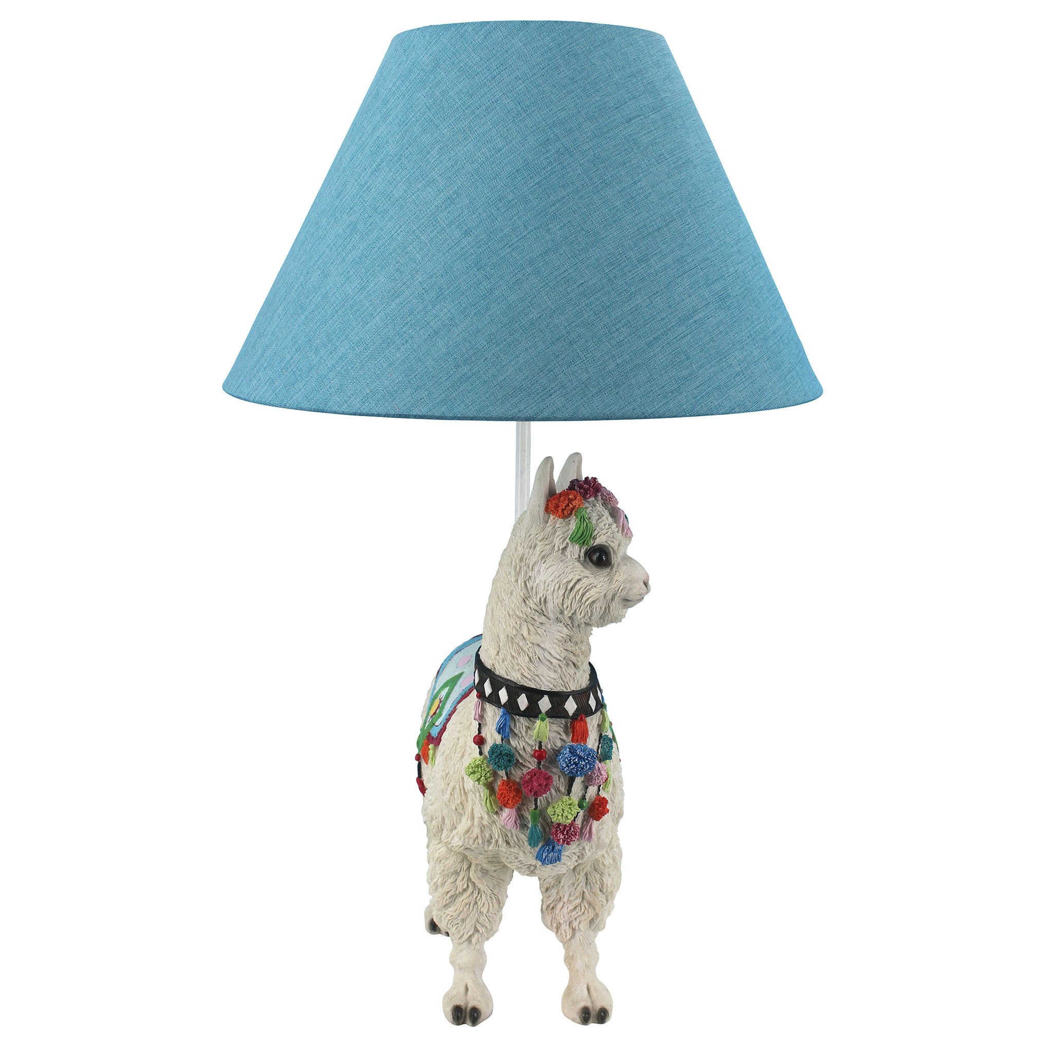 Toscano - Andes Alpaca of Rainbow Mountain Sculptural Table Lamp in Designer Resin