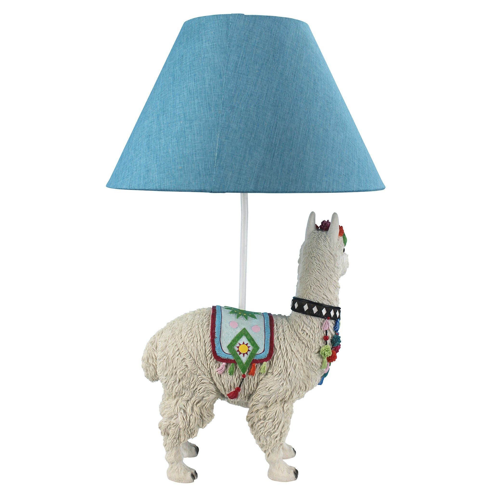 Toscano - Andes Alpaca of Rainbow Mountain Sculptural Table Lamp in Designer Resin