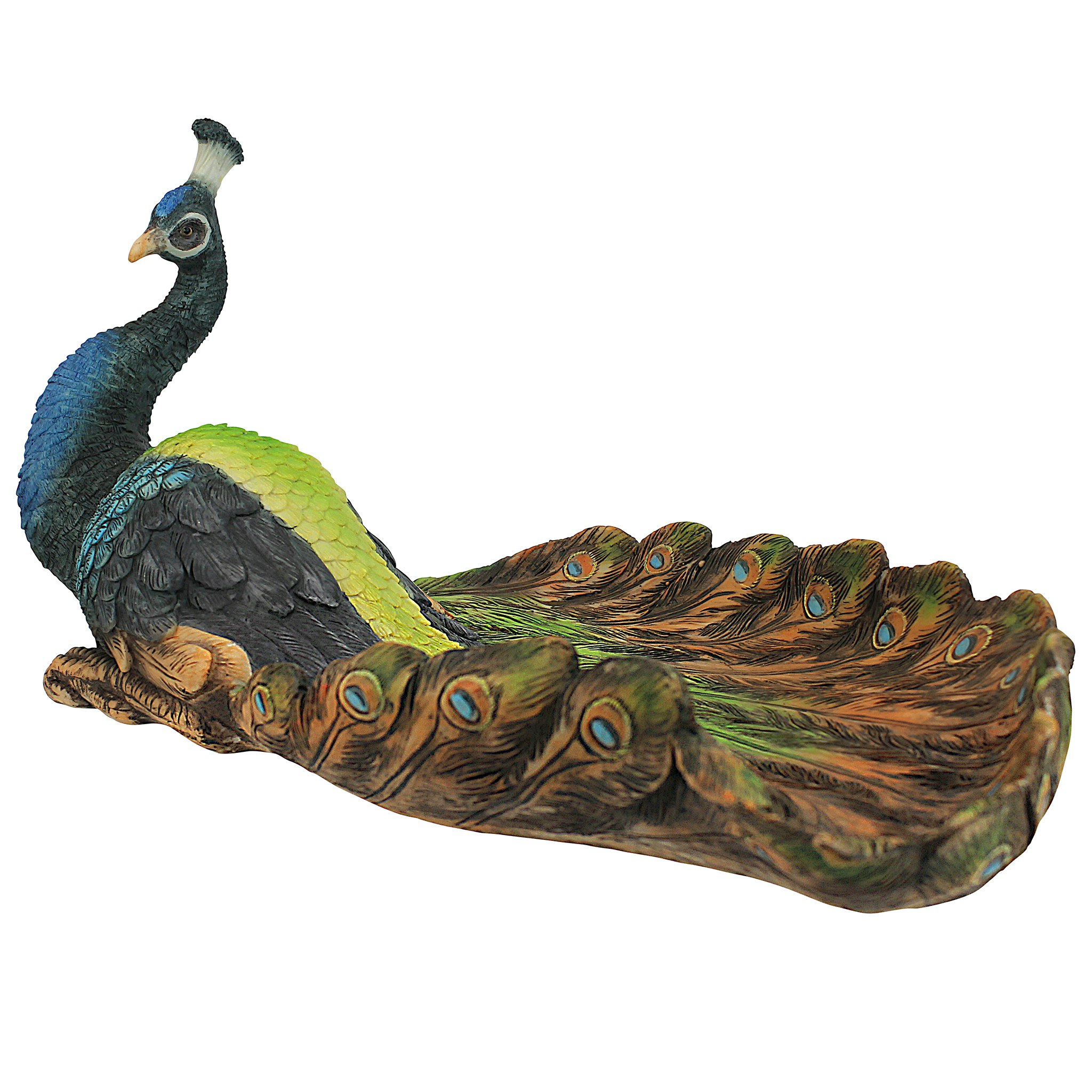 Toscano - The Pleasing Peacock Sculptural Dish