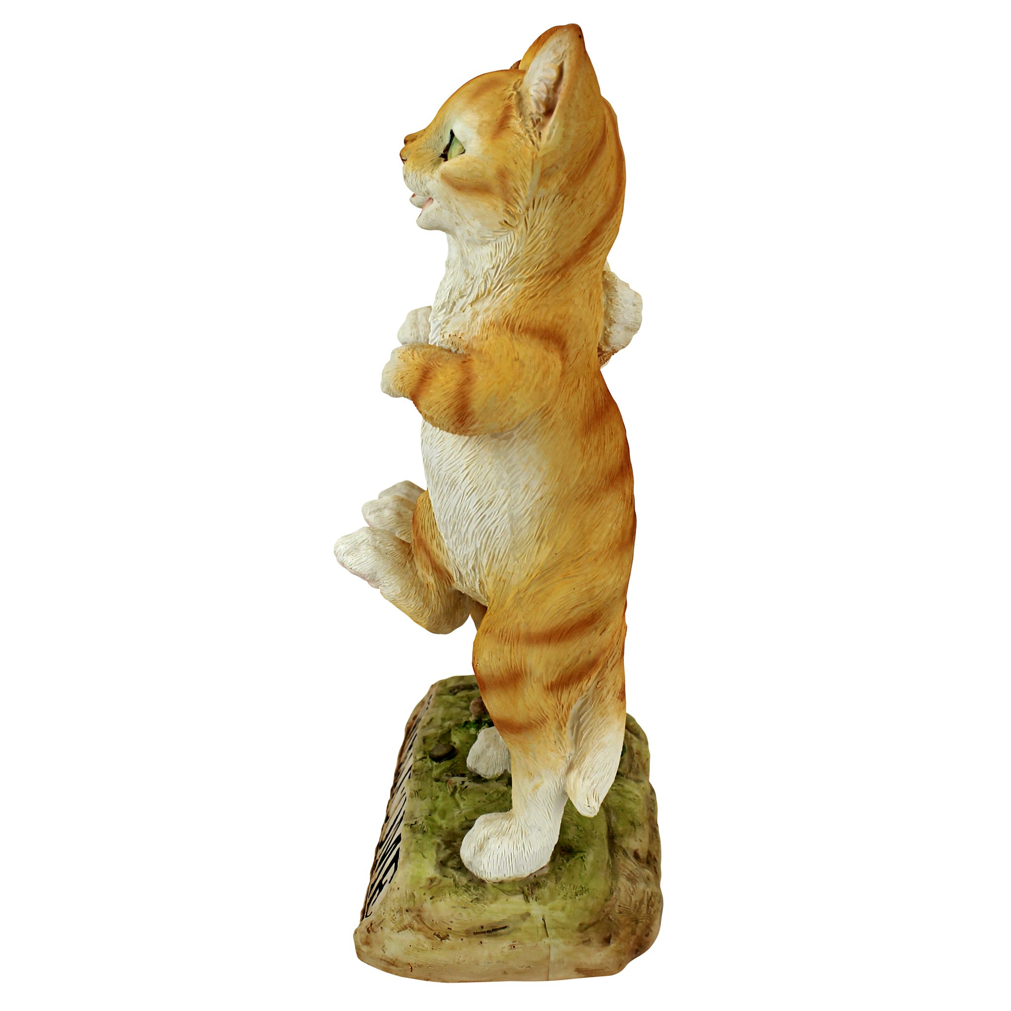 Toscano - Chorus Line of Cats Garden Welcome Sign Statue